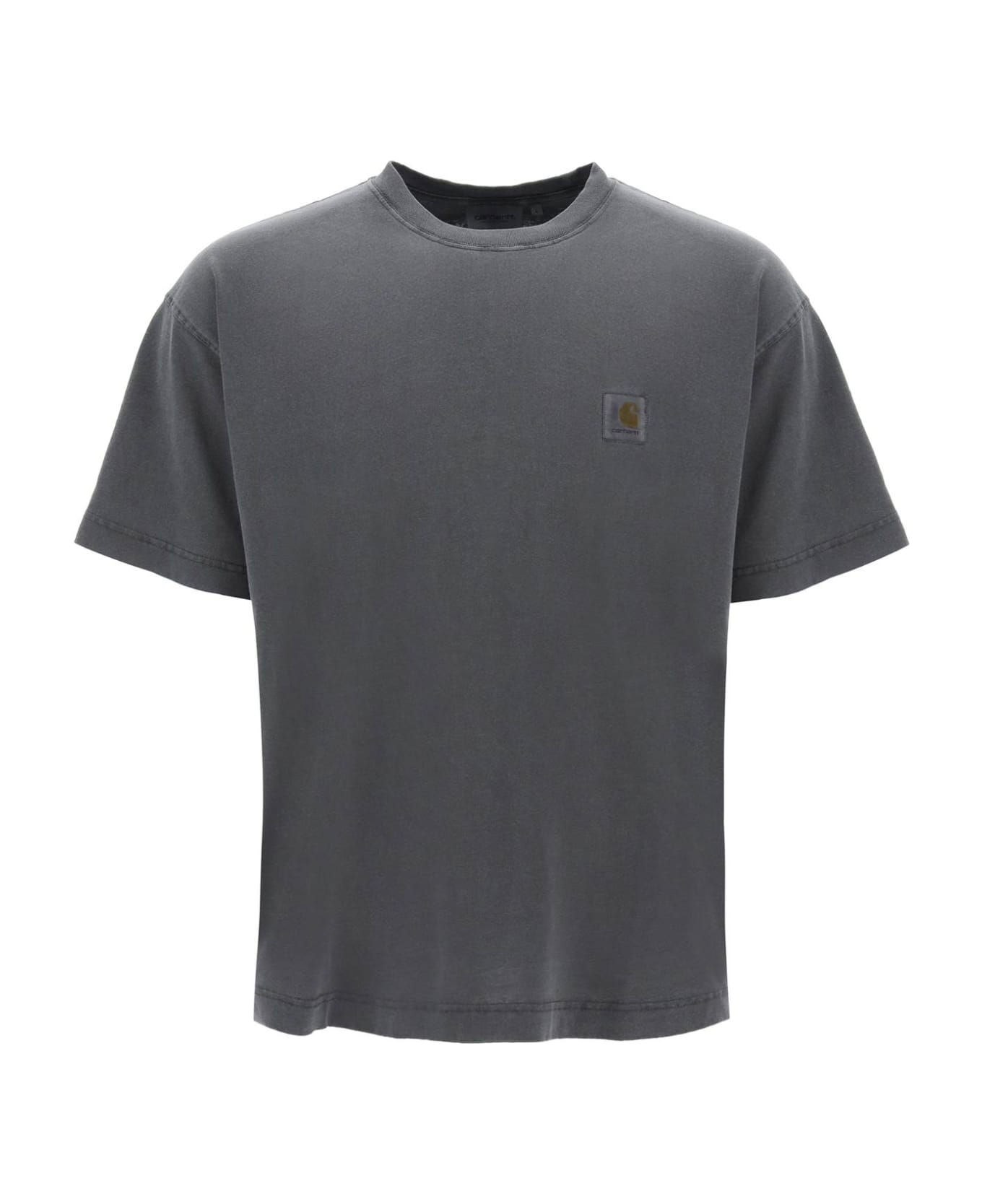 Carhartt Dark Grey Cotton Oversize S/s Nelson T-shirt - CHARCOAL