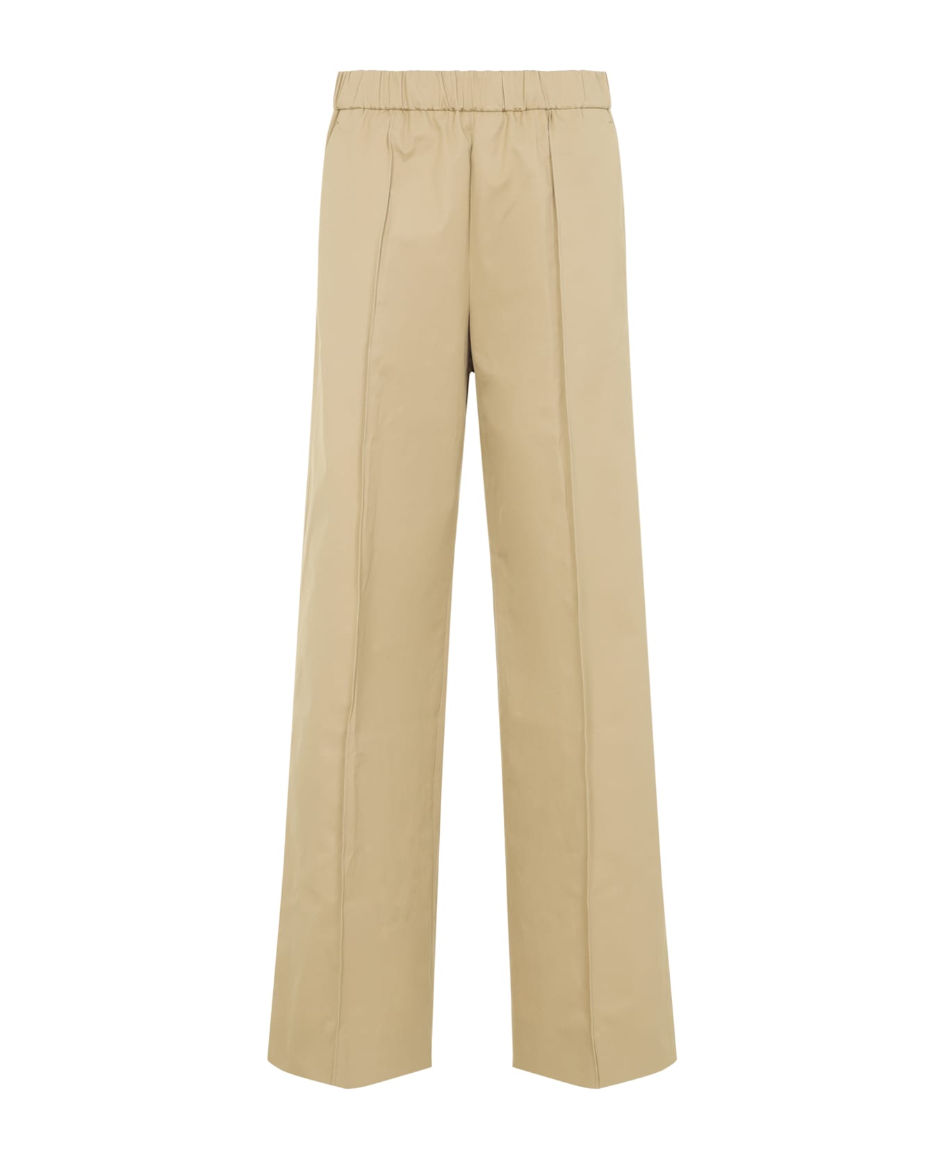Jil Sander Track Inspired Relaxed Pants - Dark Sand