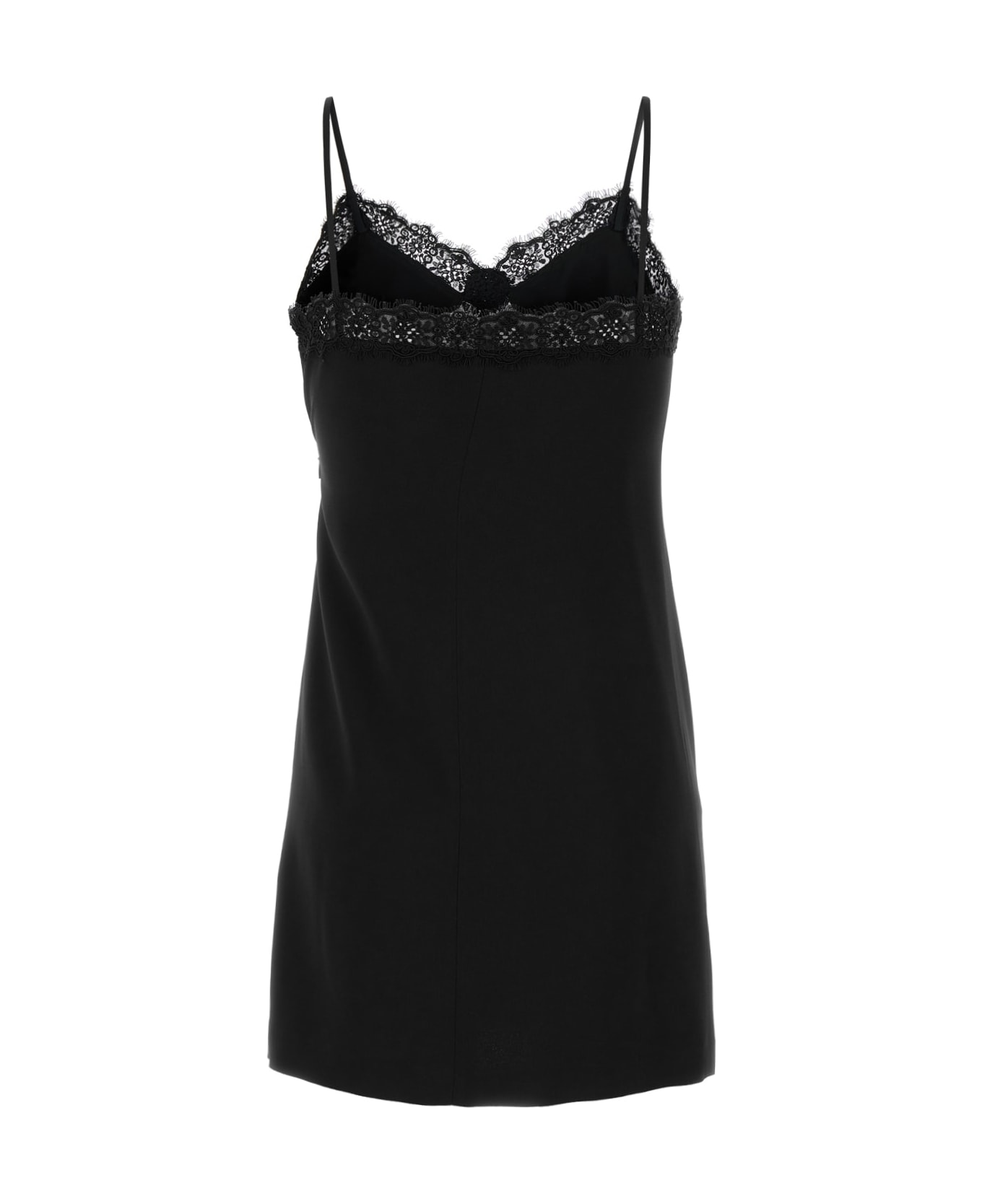 Blumarine 2a538a Envers Satin Dress - Black