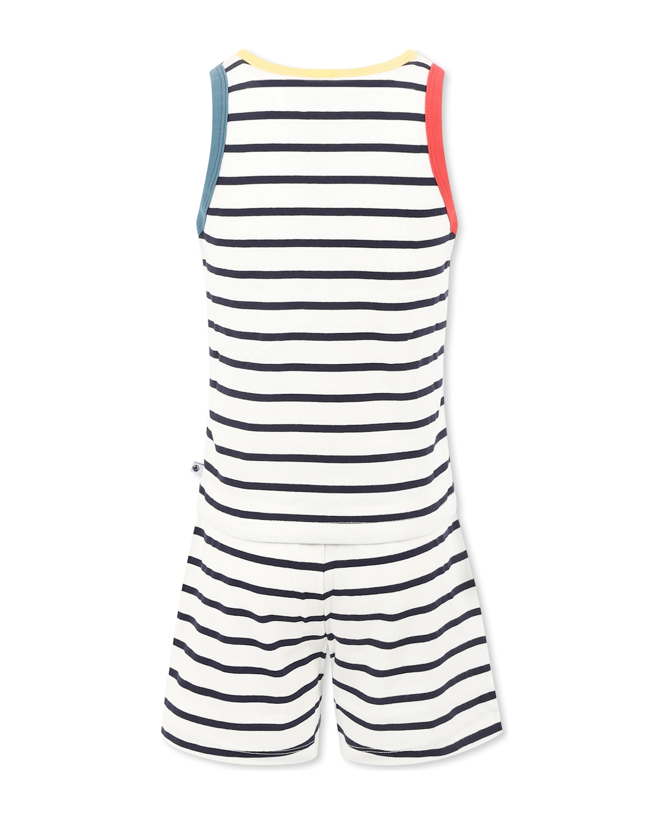 Petit Bateau White Pyjamas For Boy - White