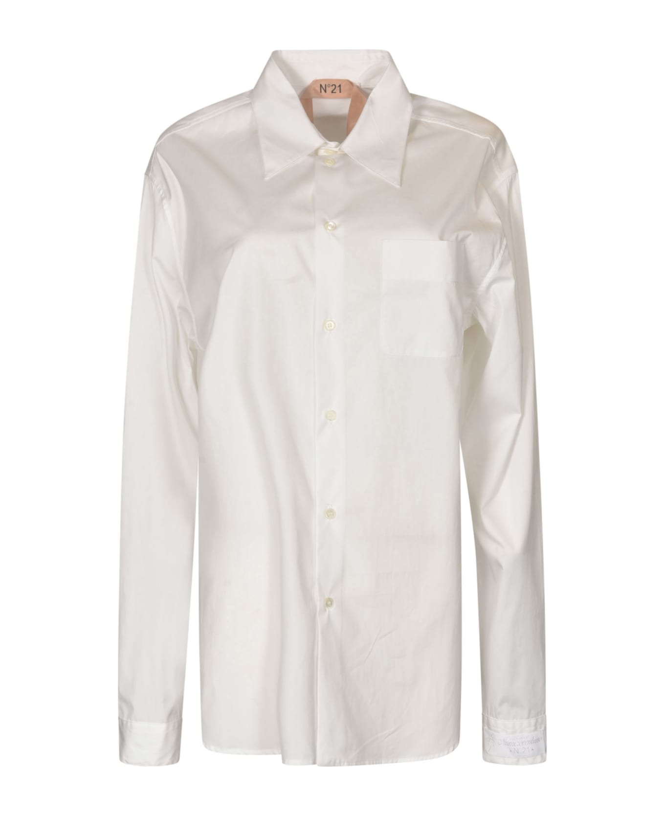 N.21 Long-sleeved Shirt - White