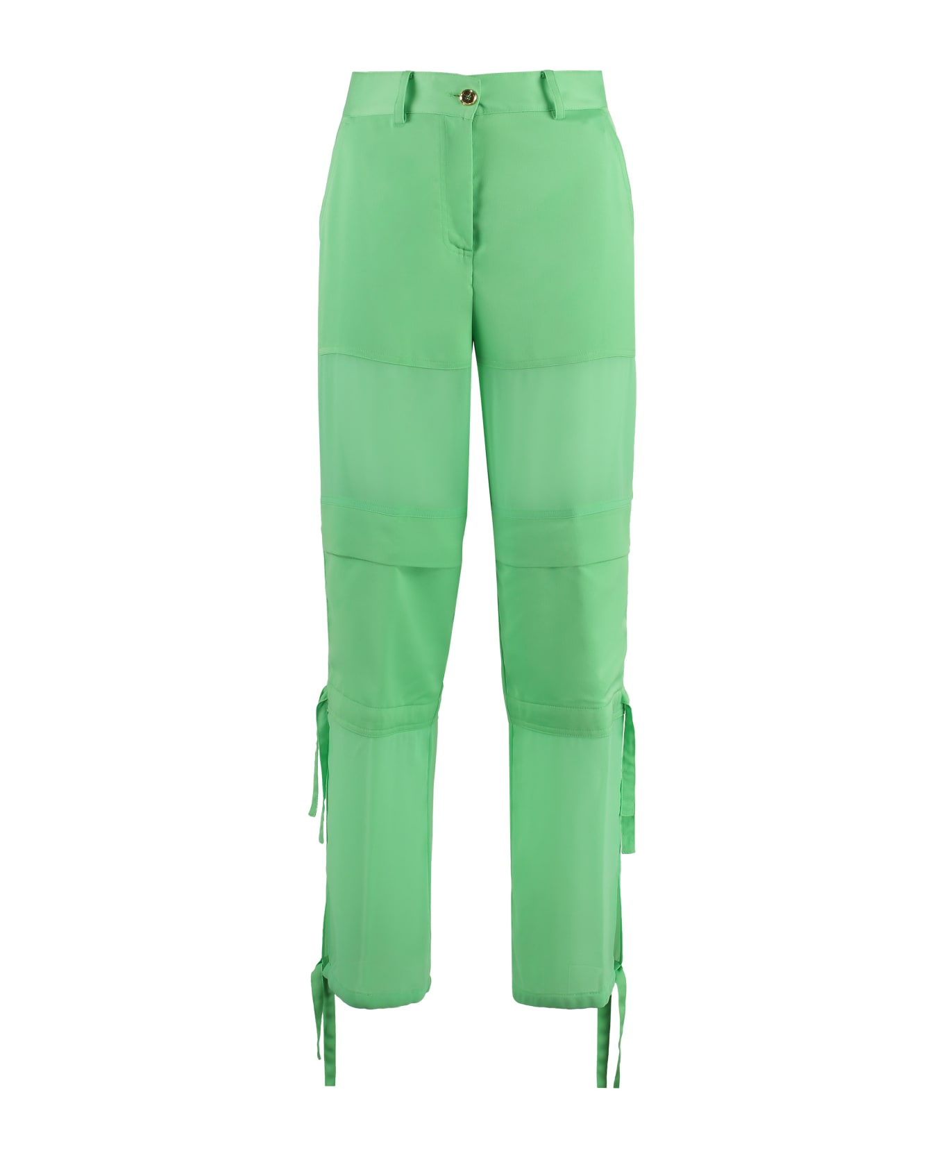 Pinko Priapo Satin Trousers - Green