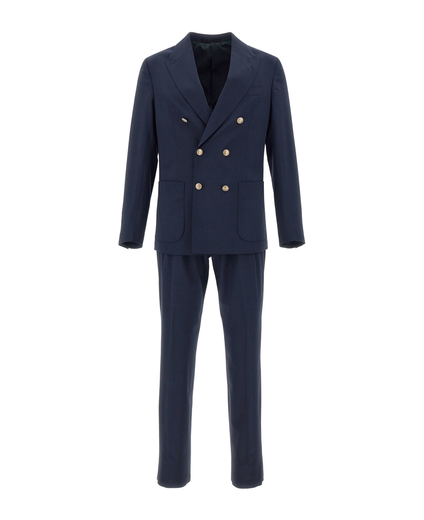 Eleventy Fresh Wool Two-piece Suit - BLUE