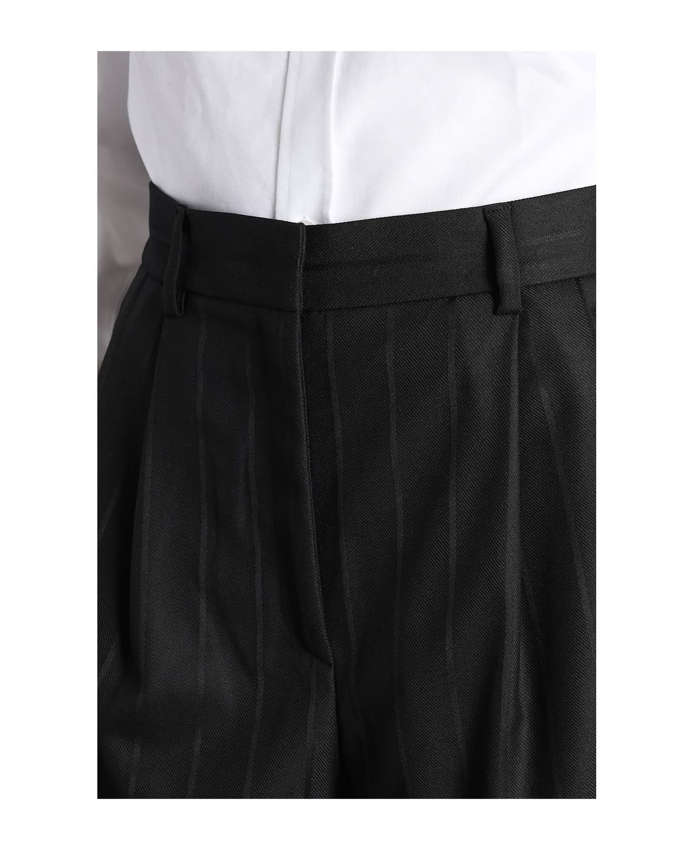 The Andamane Xiana Shorts In Black Polyester - black