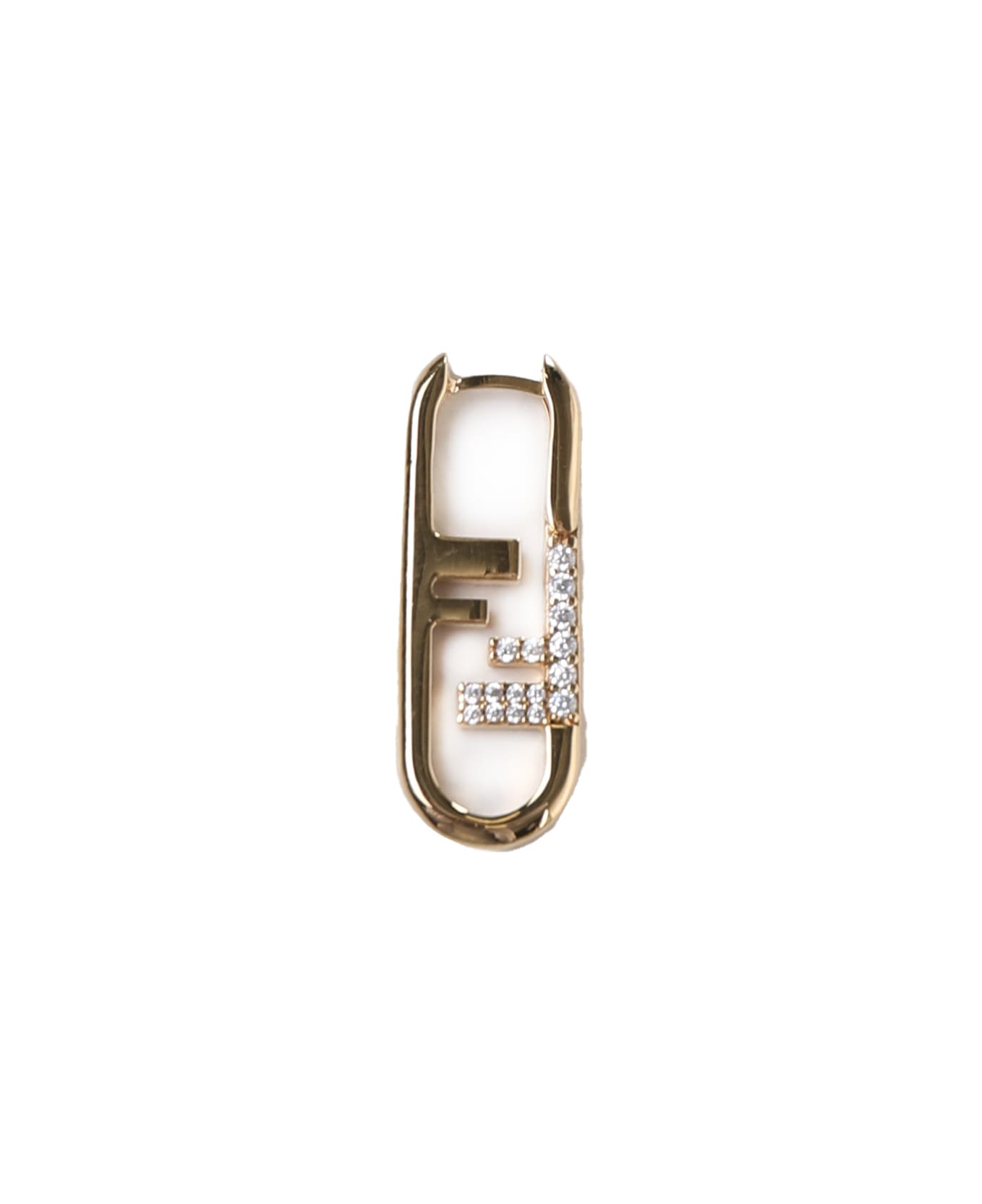 Fendi O'lock Earrings - Golden