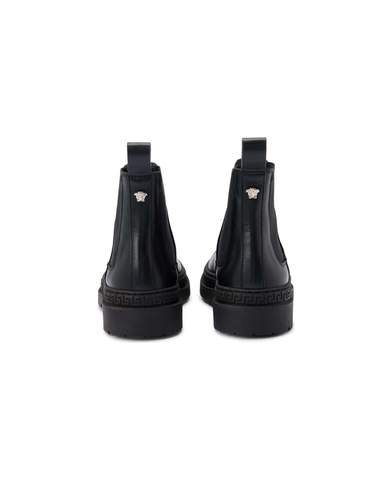 Versace Burgundy Baby Boots
