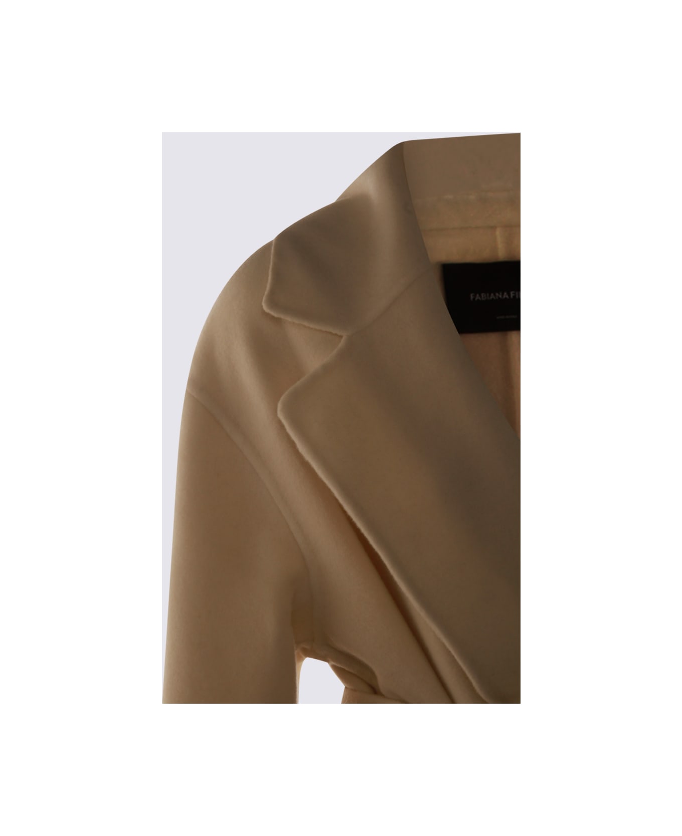 Fabiana Filippi White Cashmere Coat - burro