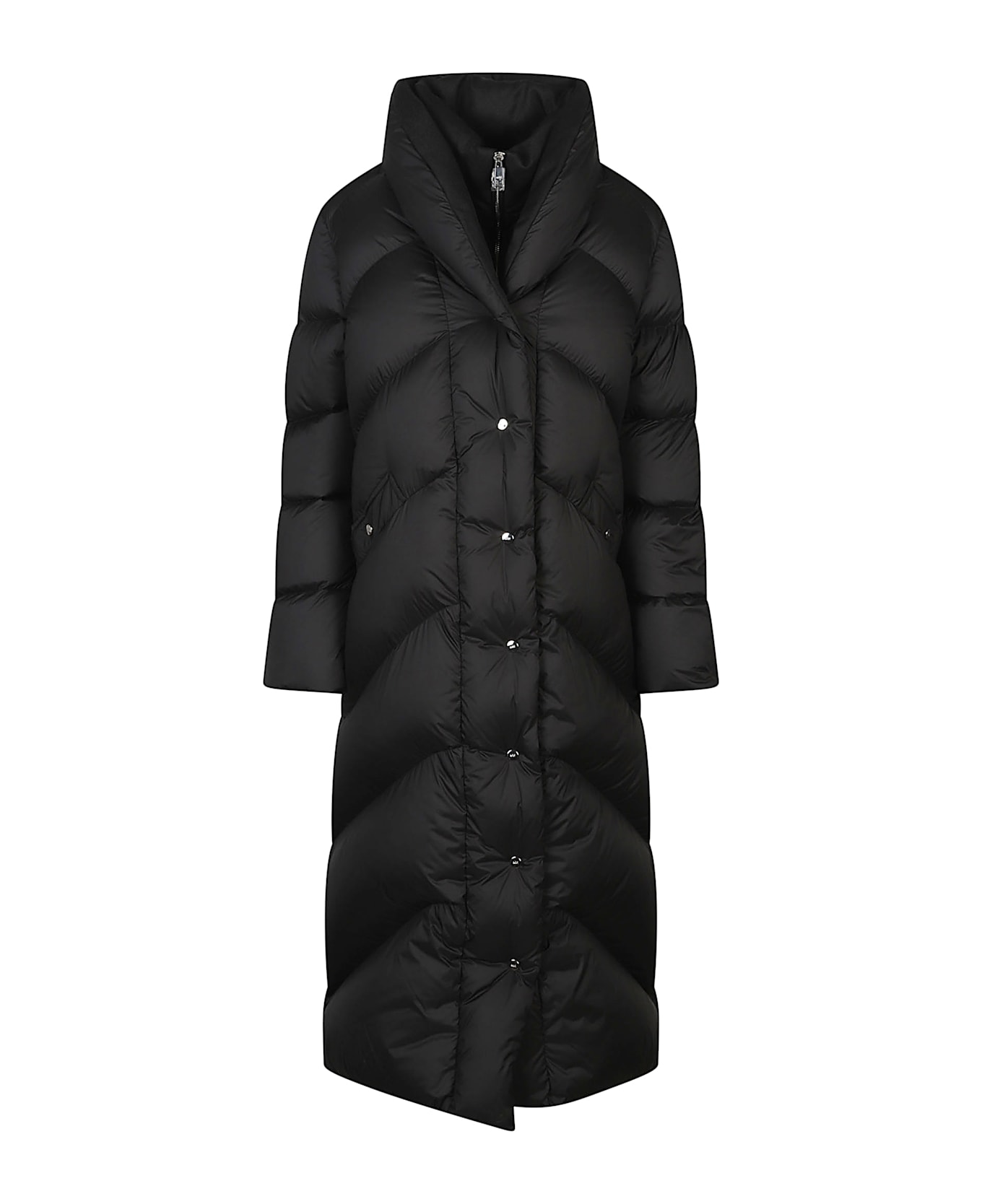 Add Down Coat - Black
