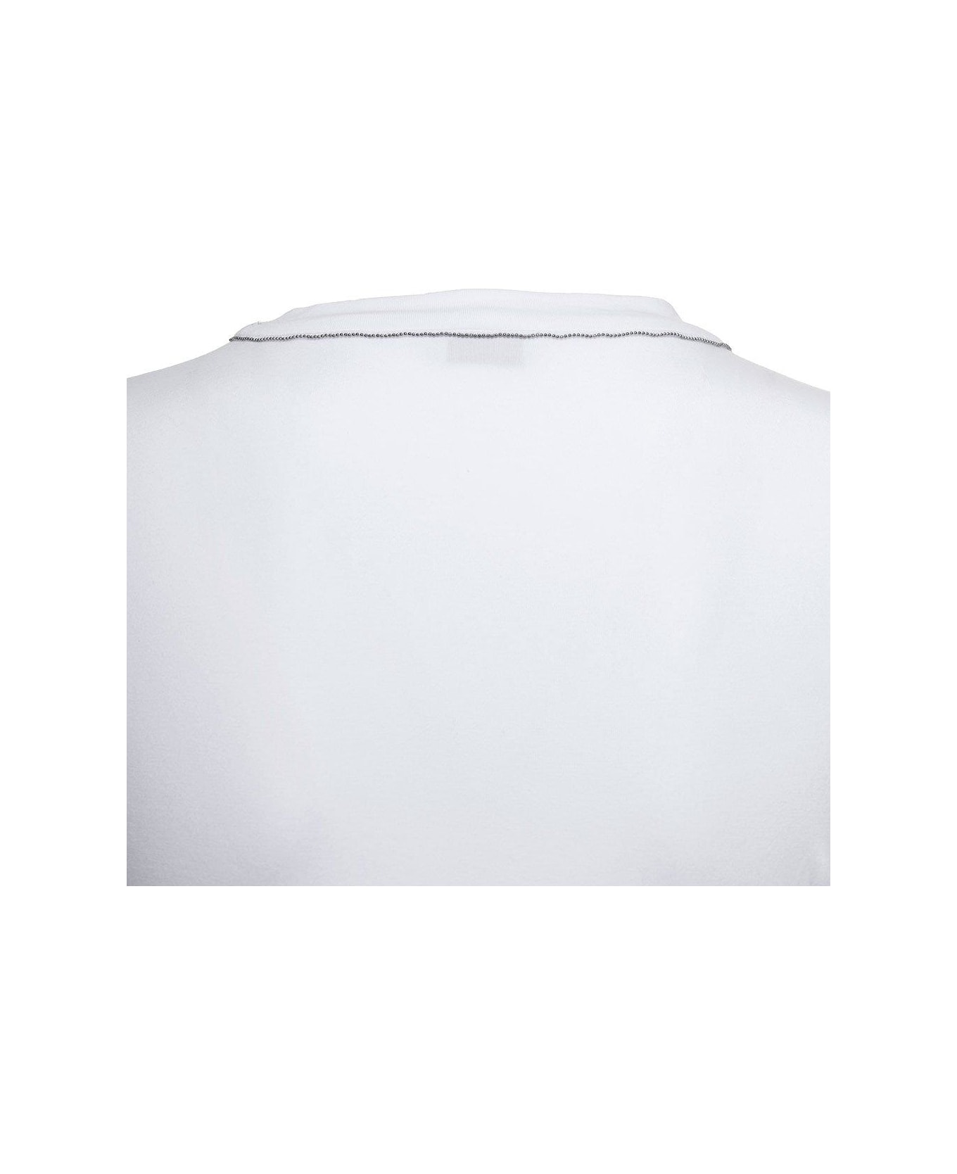 Brunello Cucinelli Plain Jersey T-shirt - Bianco