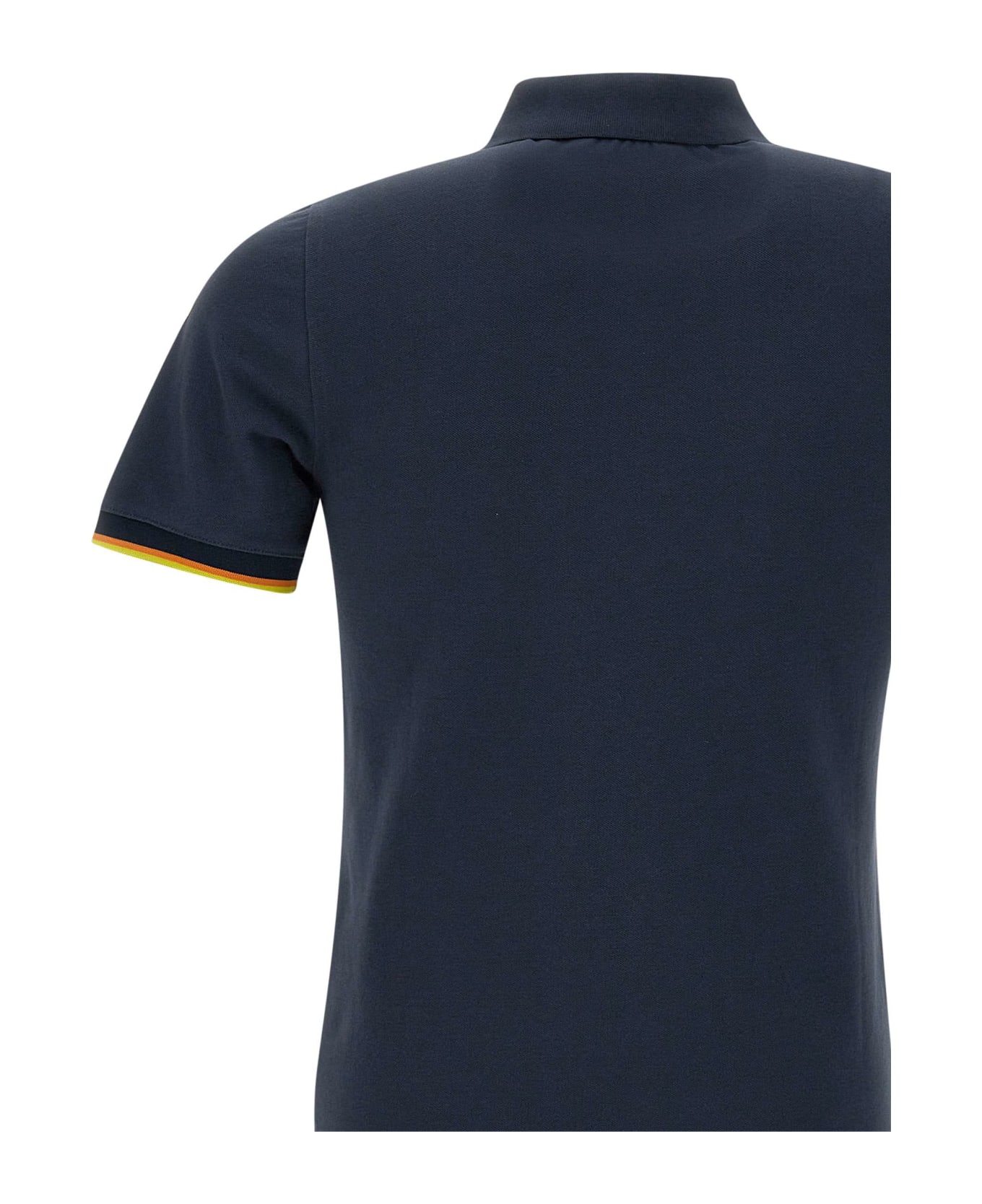 K-Way 'vincent' Cotton Polo Shirt - Blue Depht ポロシャツ