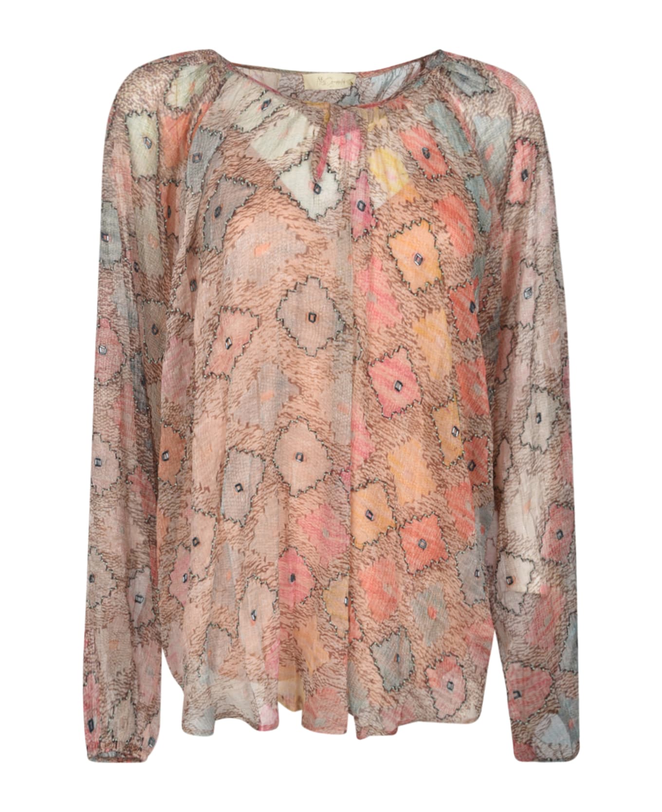 Mes Demoiselles Oversized Printed Blouse - Multicolor ブラウス