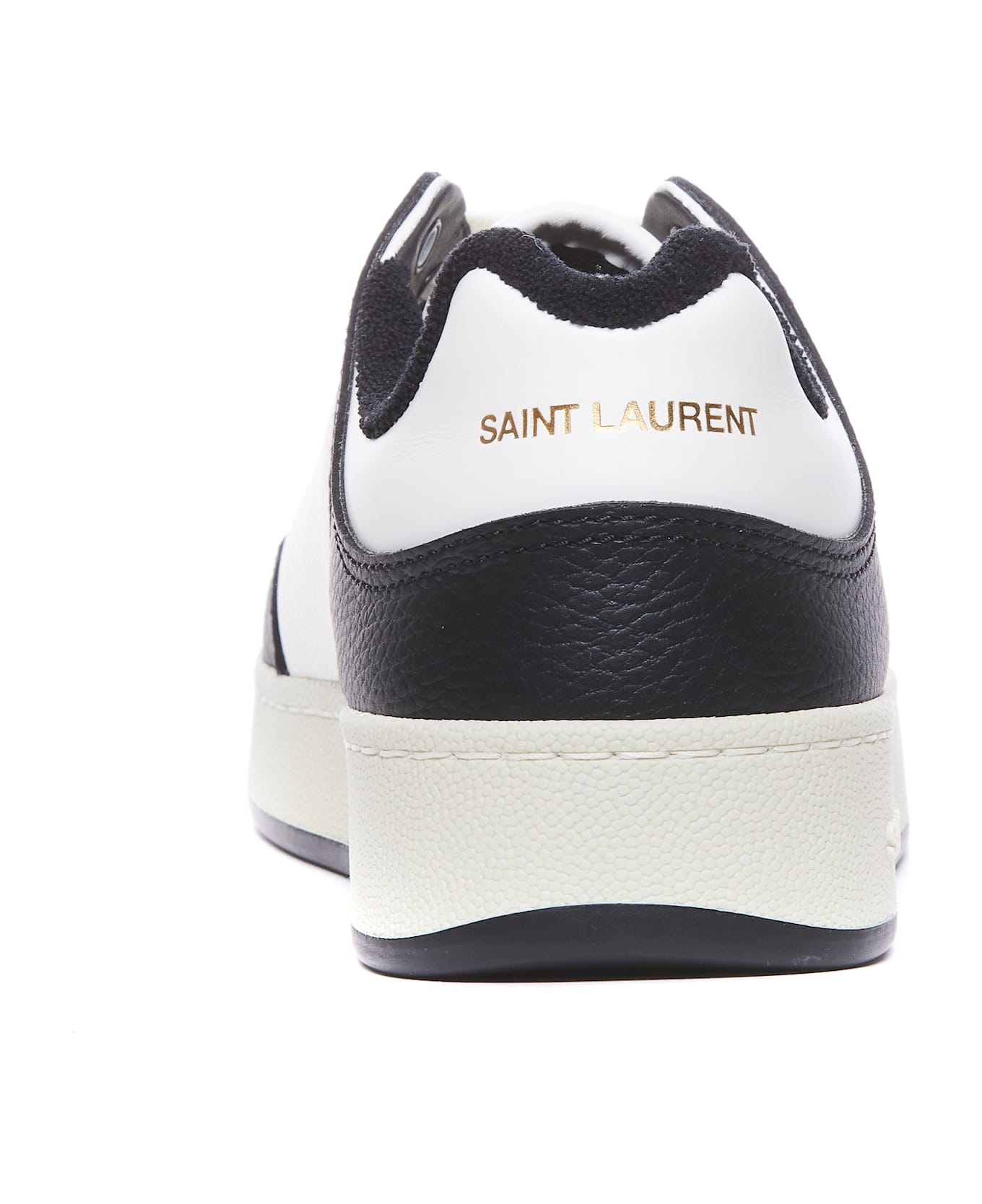 Saint Laurent Sl/61 Leather Sneakers - Black