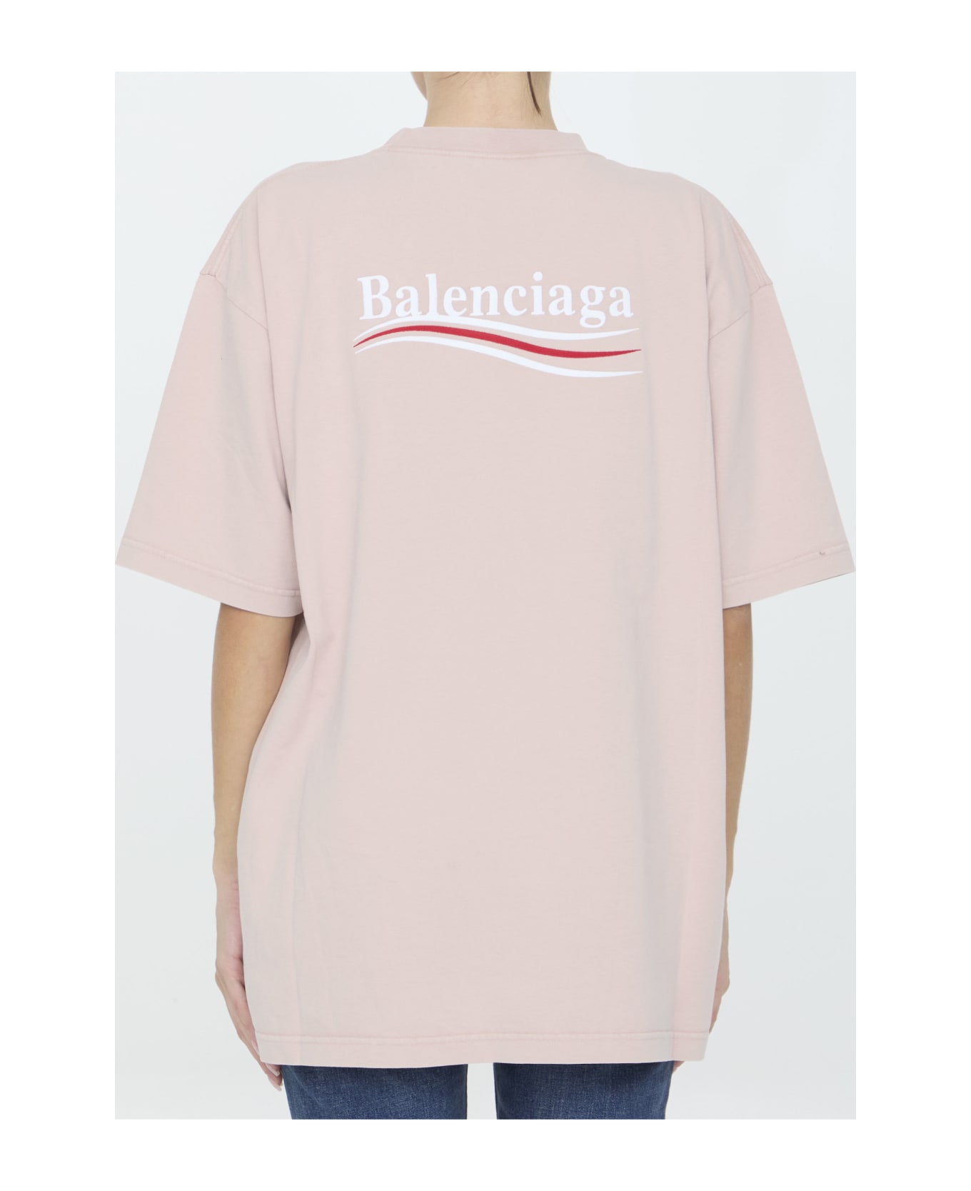 Balenciaga Political Campaign T-shirt - PINK