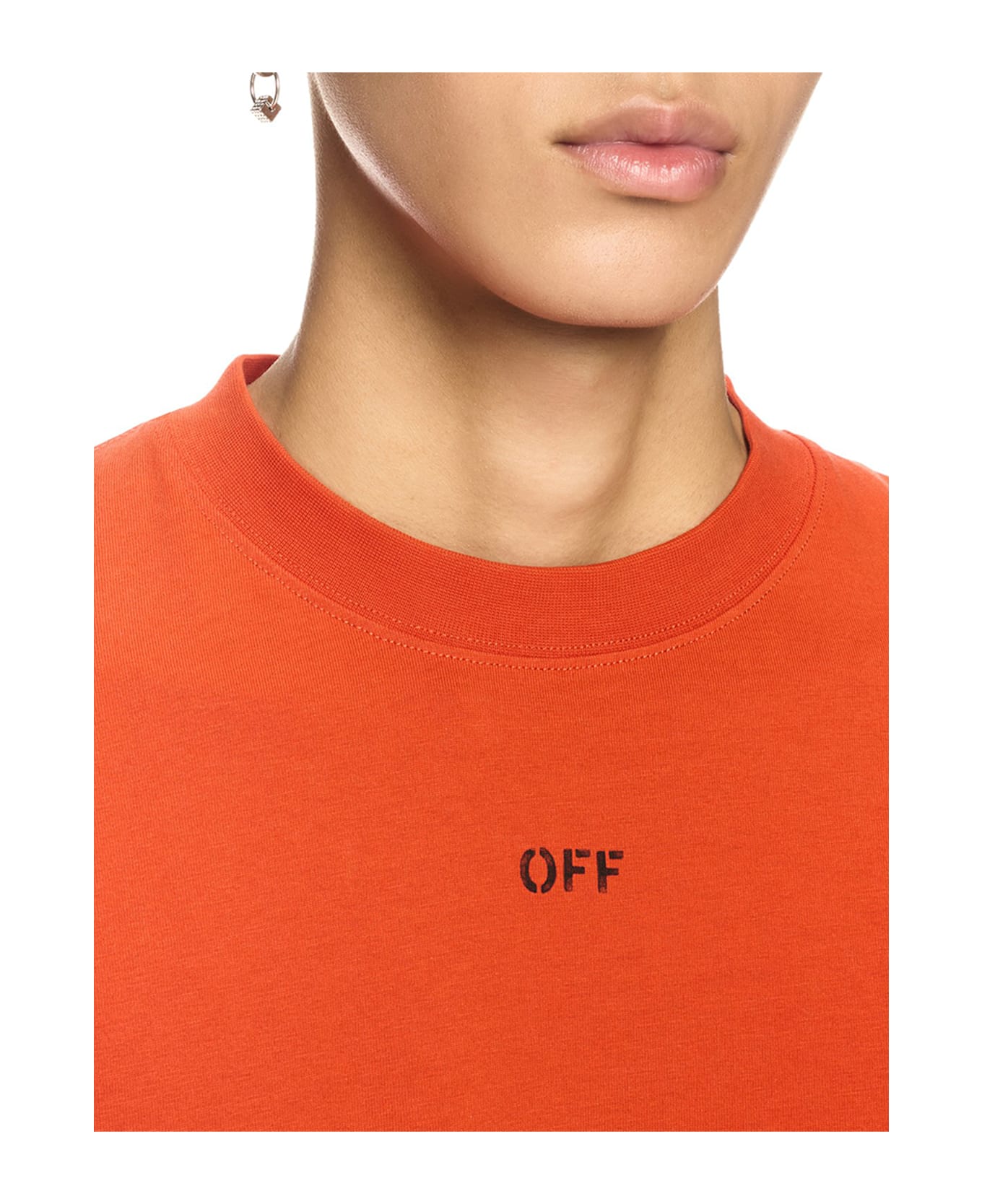 Off-White Vibe Arrow Skate S/s Tee - Yellow & Orange