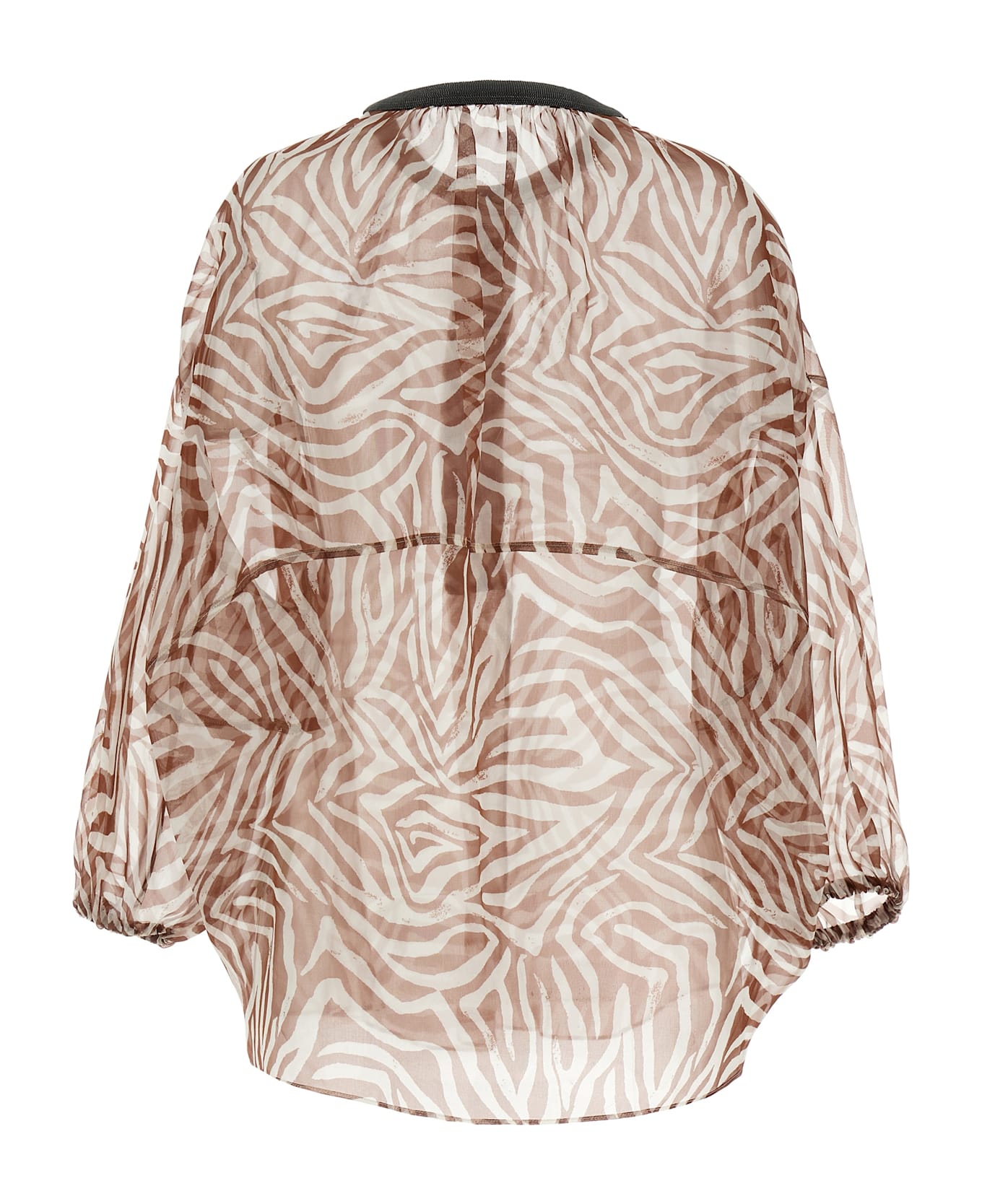 Brunello Cucinelli Monile Silk Blouse - Multicolor