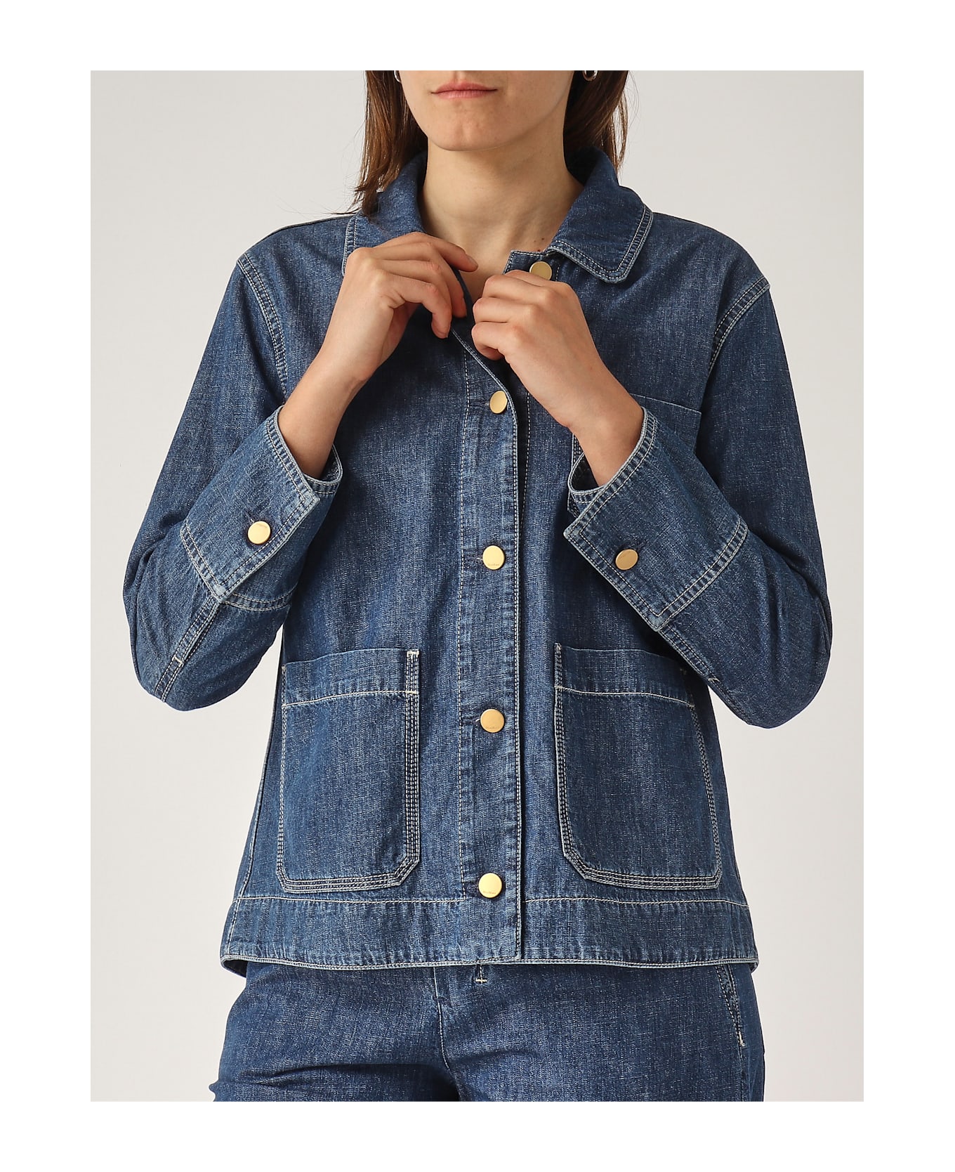 
S Max Mara Giulietta Jacket - DENIM MEDIO
