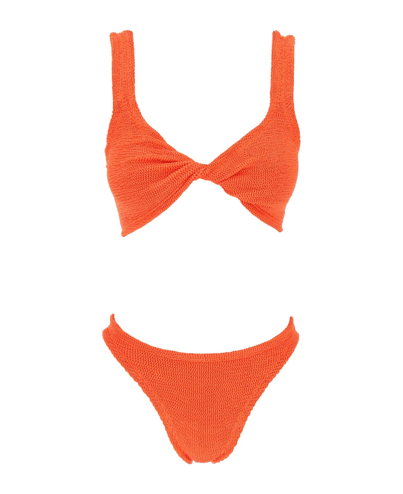 Hunza G Juno Bikini Set - METALLIC TANGERINE (Orange)