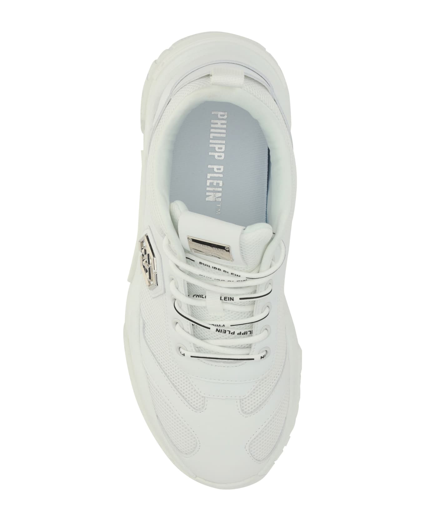 Philipp Plein Predator Sneakers - White/white