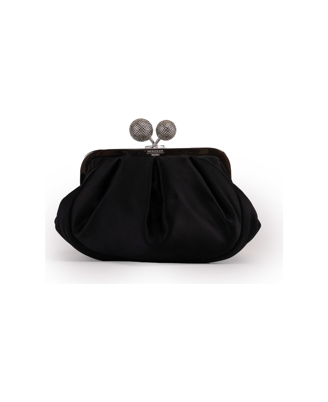 Weekend Max Mara Pasticcino Bag Small In Satin - Nero