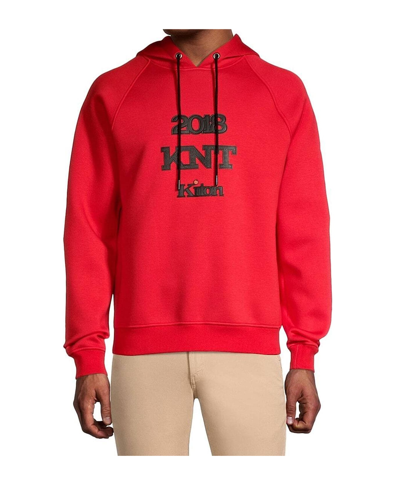 Kiton Hooded Sweatshirt - Red