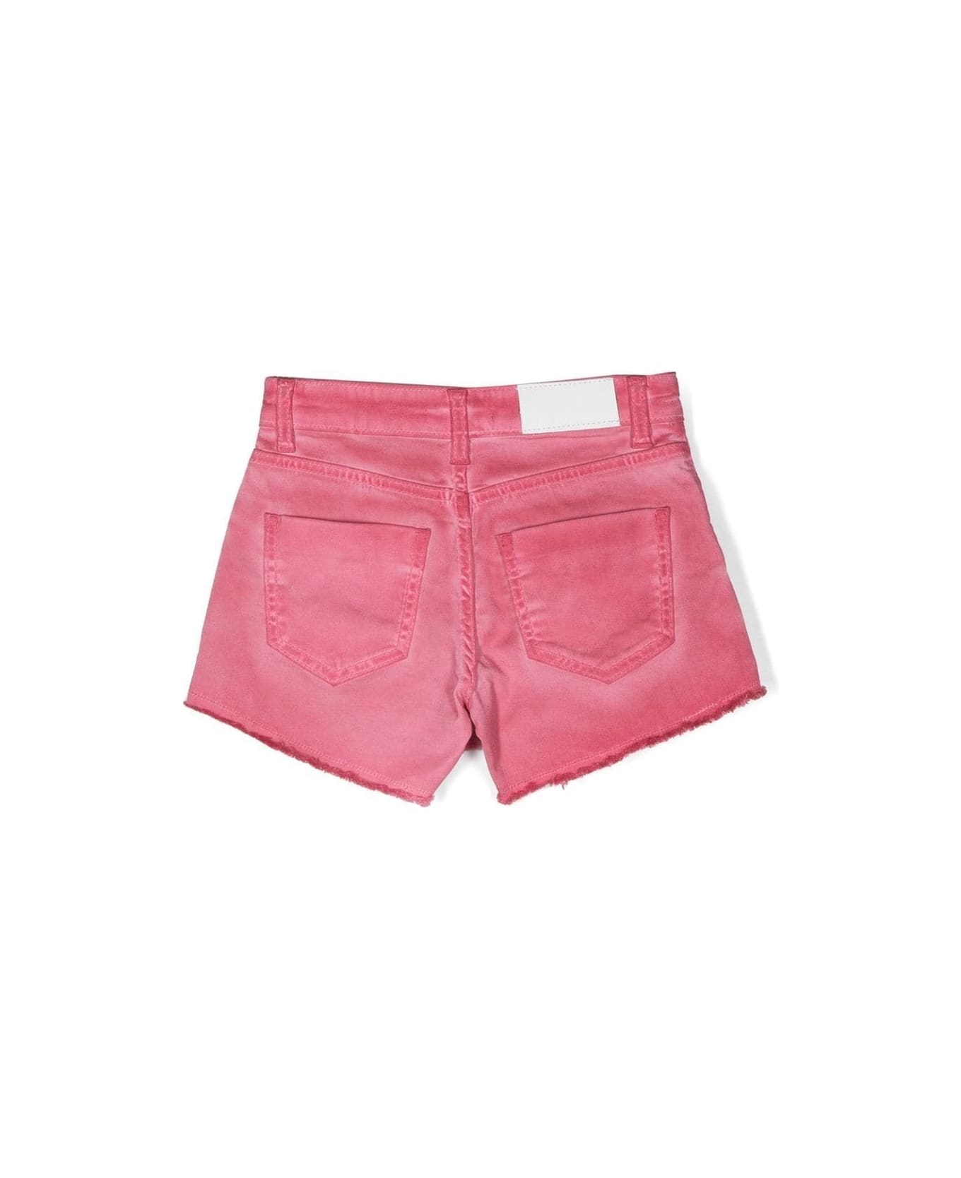 MSGM Pink Denim Shorts - PINK