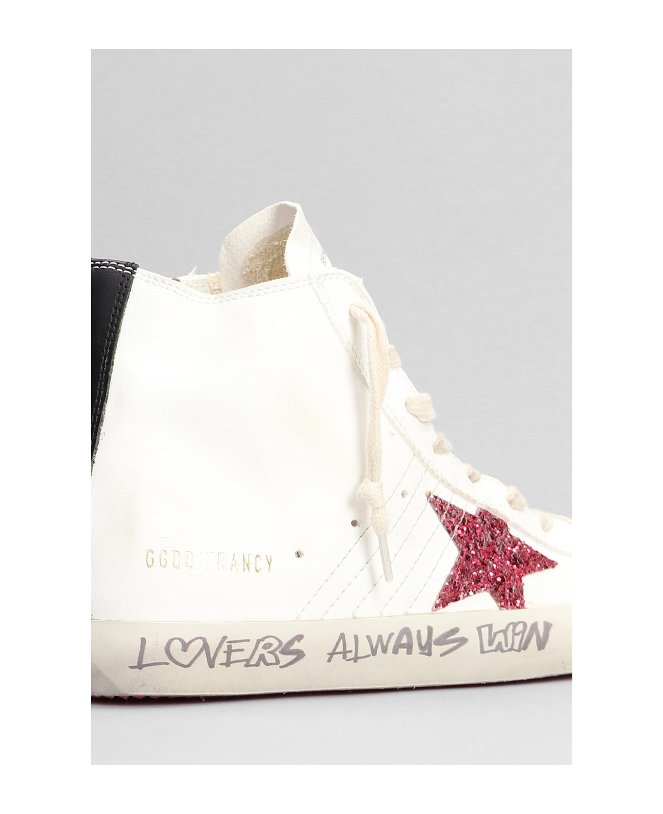Golden Goose Francy Sneakers In White Leather - white