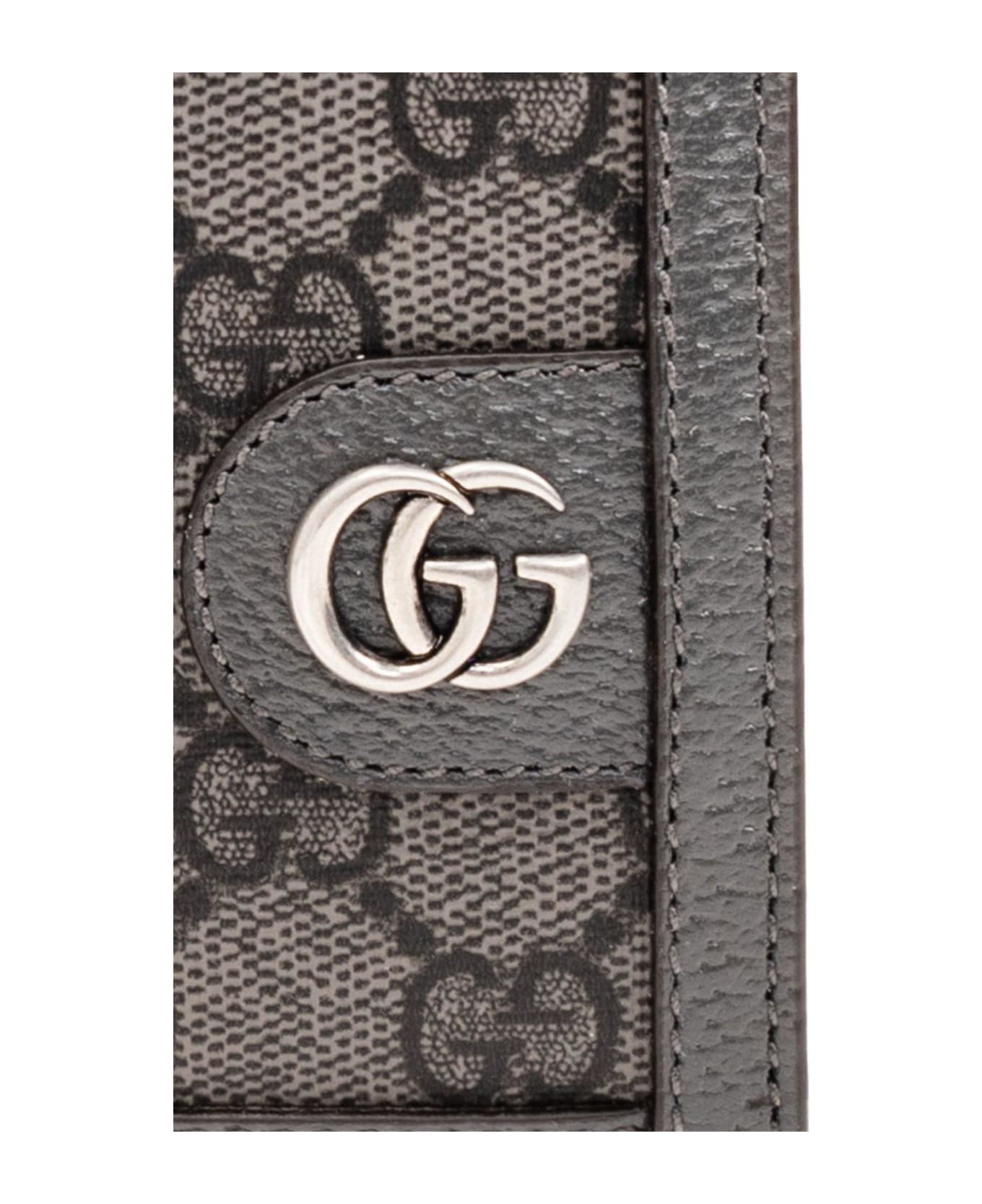 Gucci Monogrammed Bifold Wallet - Grey 財布