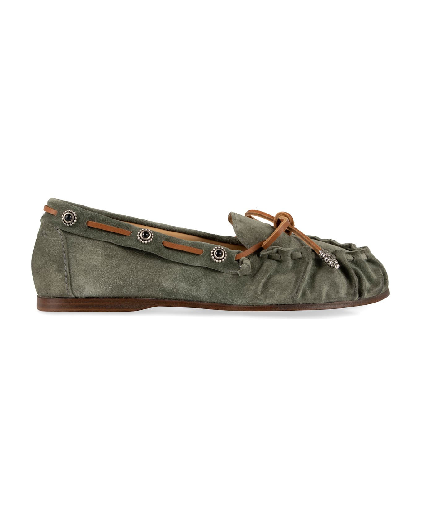 Sartore Suede Loafers - green