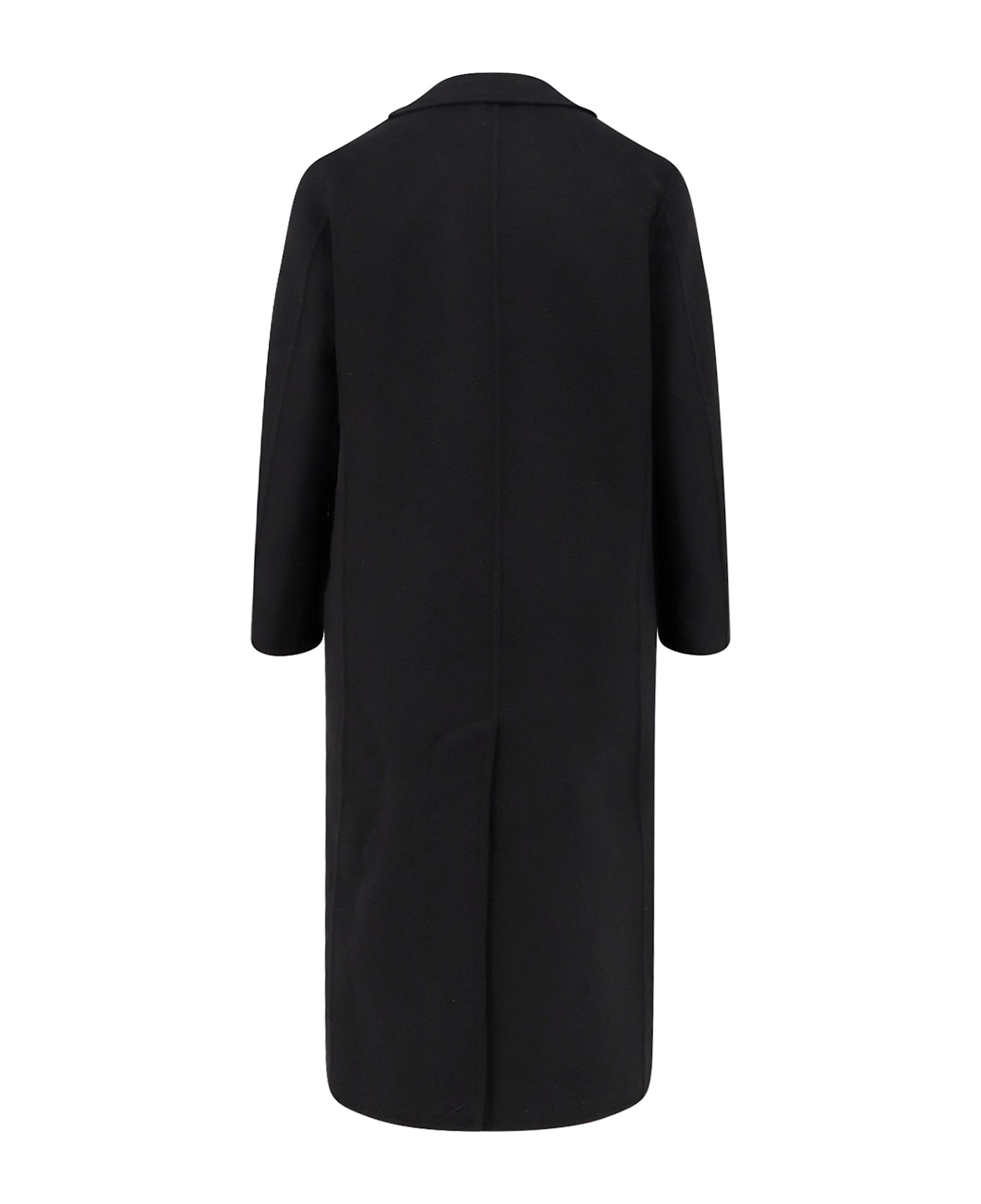Paltò Elsa Db Wool Coat - Black