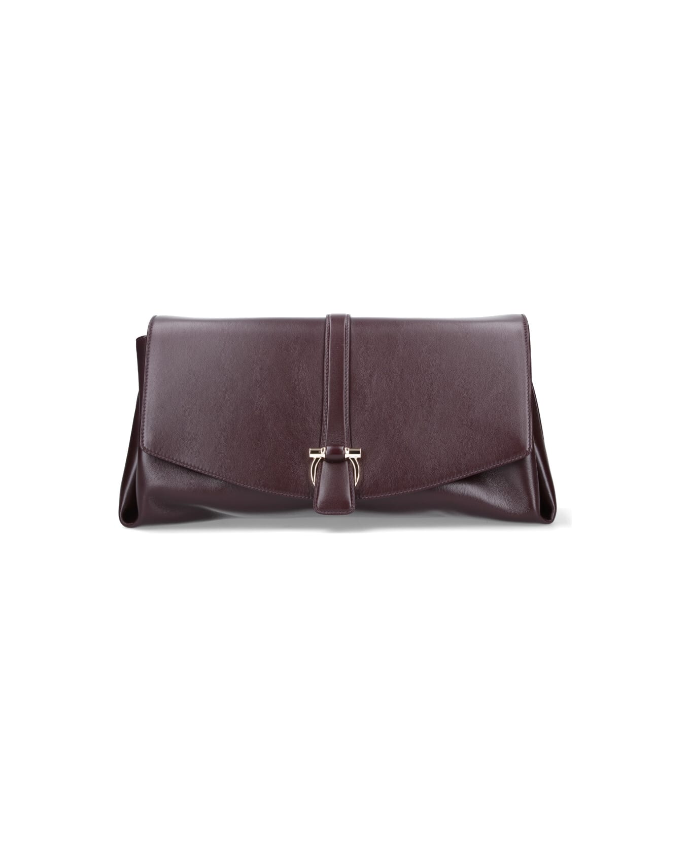 Ferragamo 'gancini' Large Crossbody Bag - Red