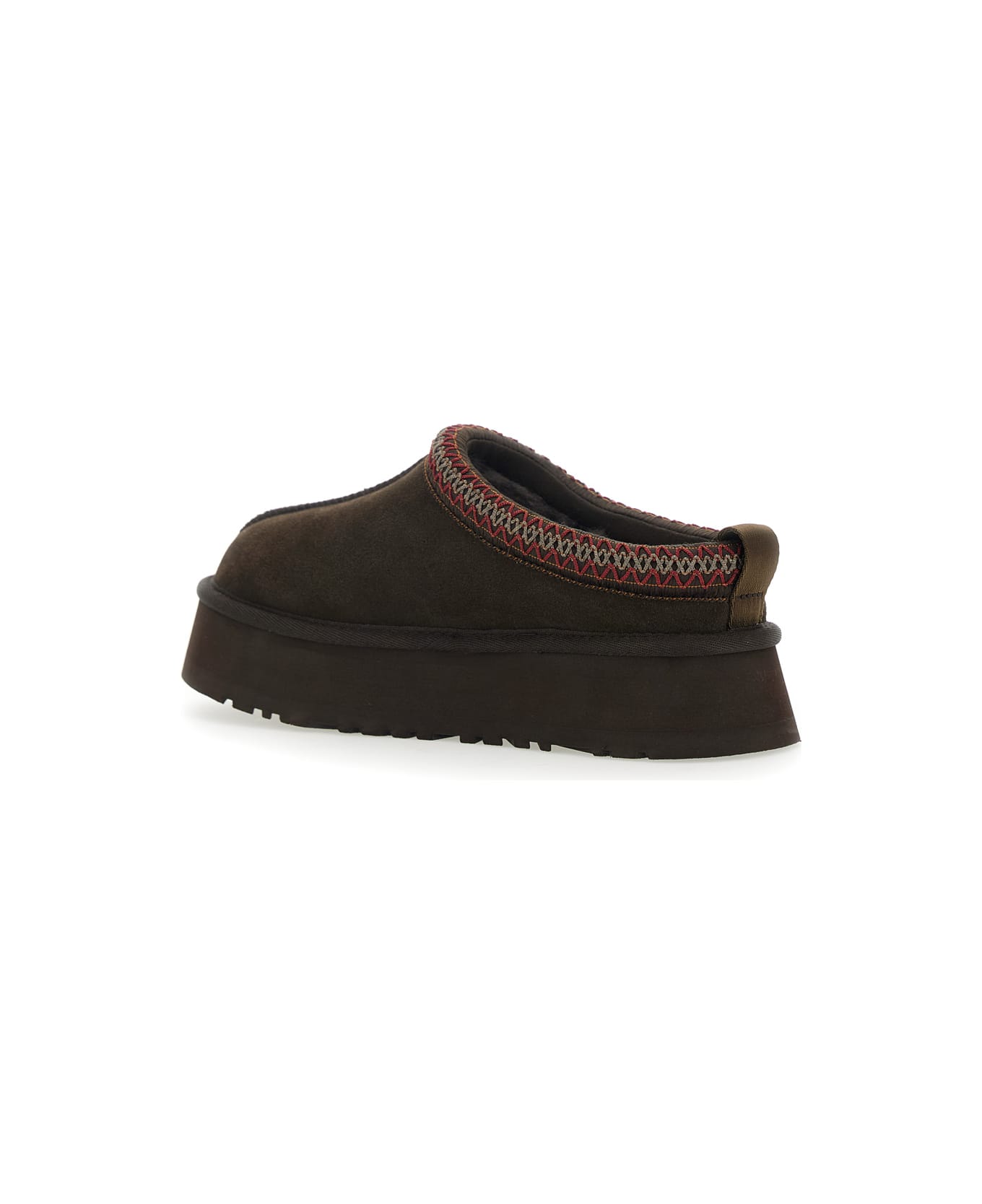 UGG 
tazz
 Brown Sabot With Embossed Logo In Suede Woman - Brown