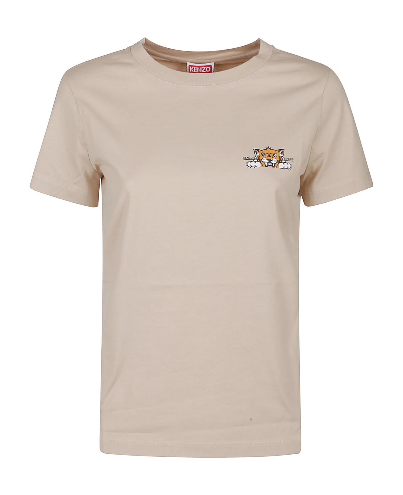 Kenzo Gots Happy Tiger Classic T-shirt - Beige