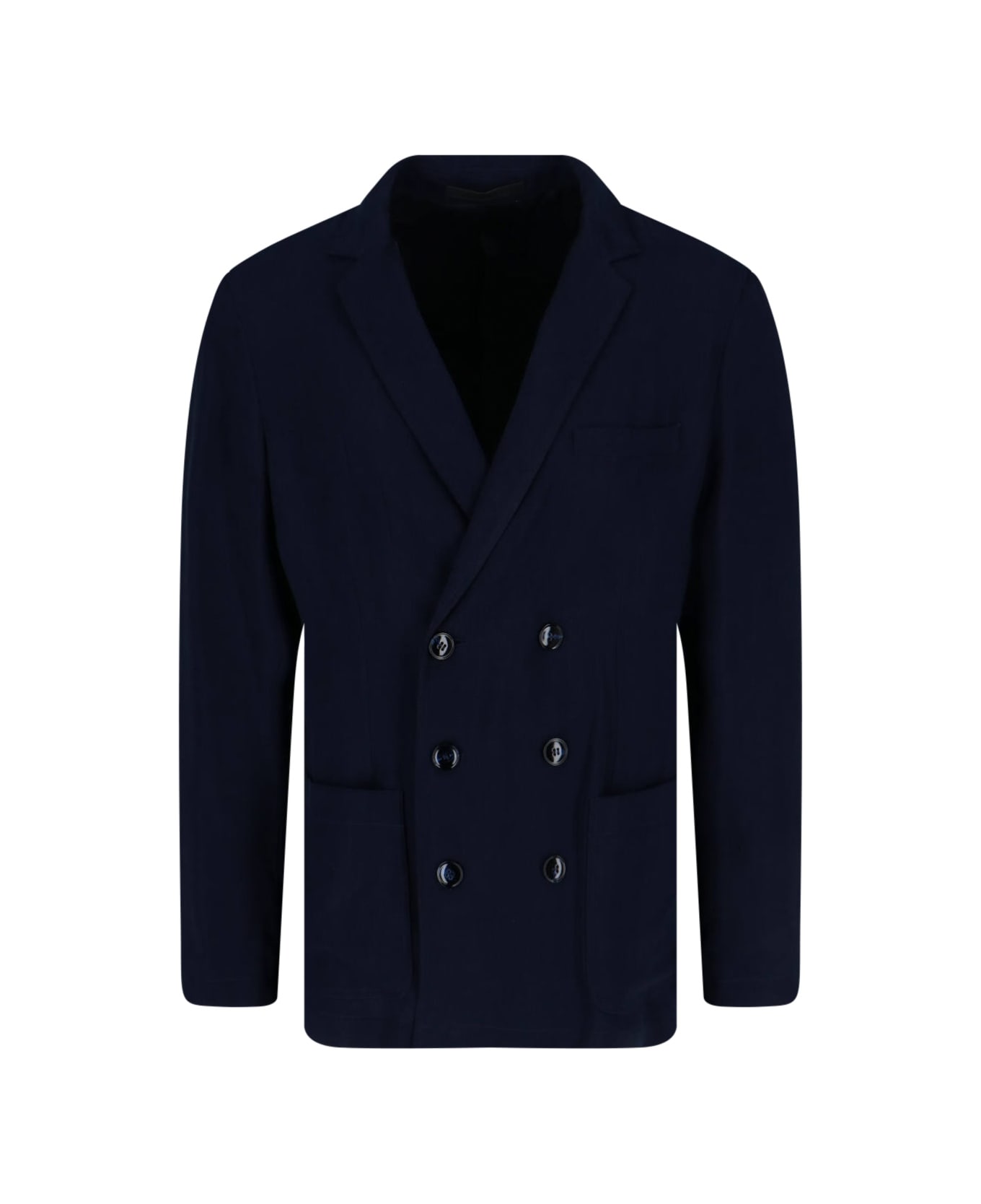 Giorgio Armani Double-breasted Blazer - Blue