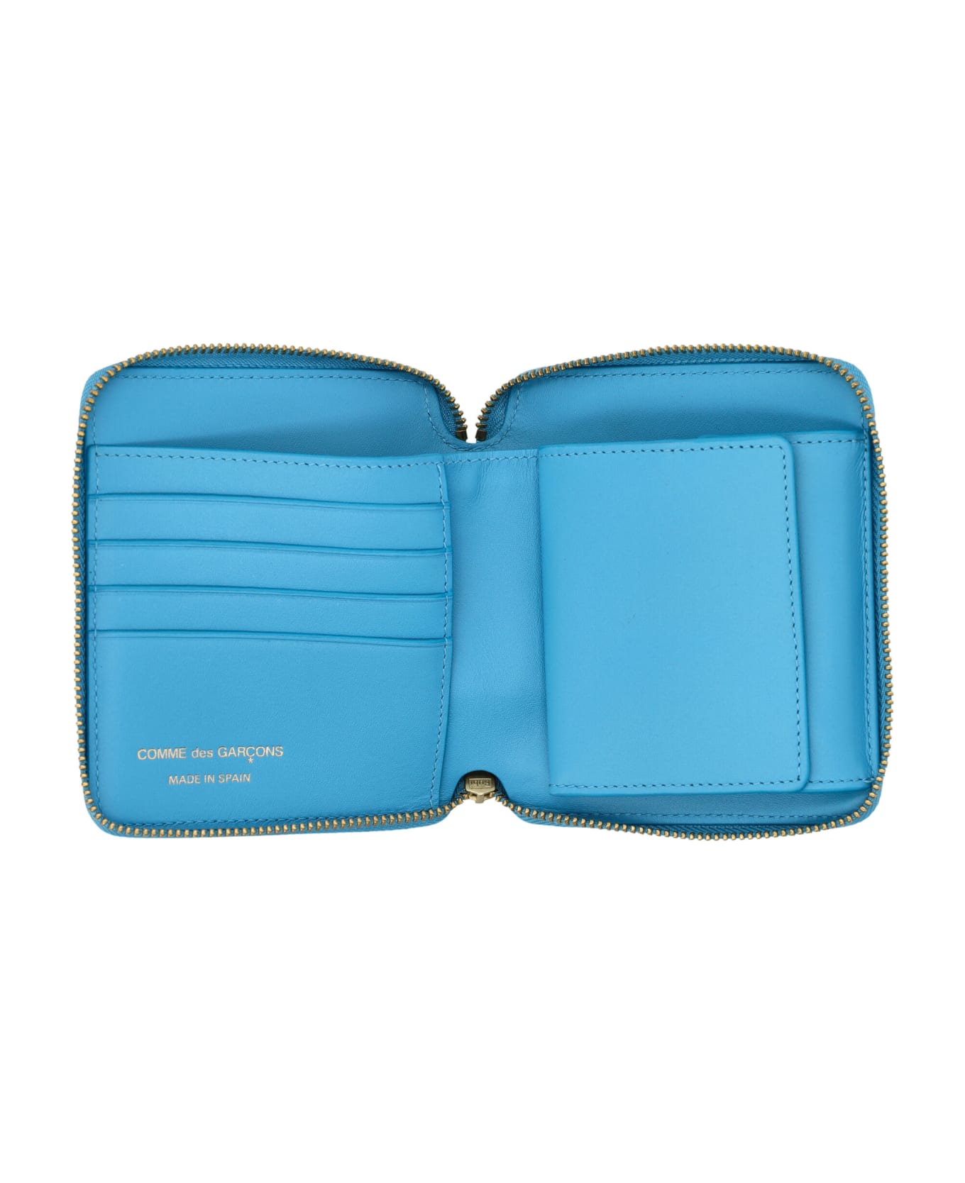 Comme des Garçons Wallet Colour Vertical Wallet - BLUE