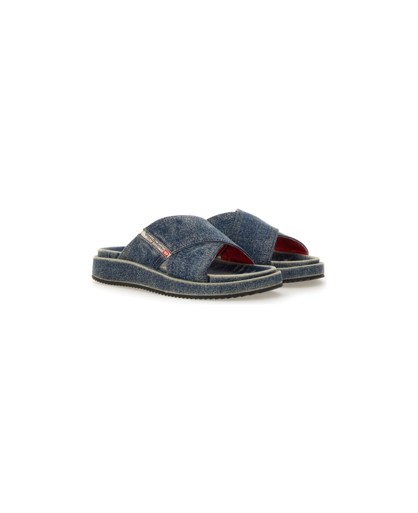 Diesel Slide Sandal "cris Cros" - BLUE