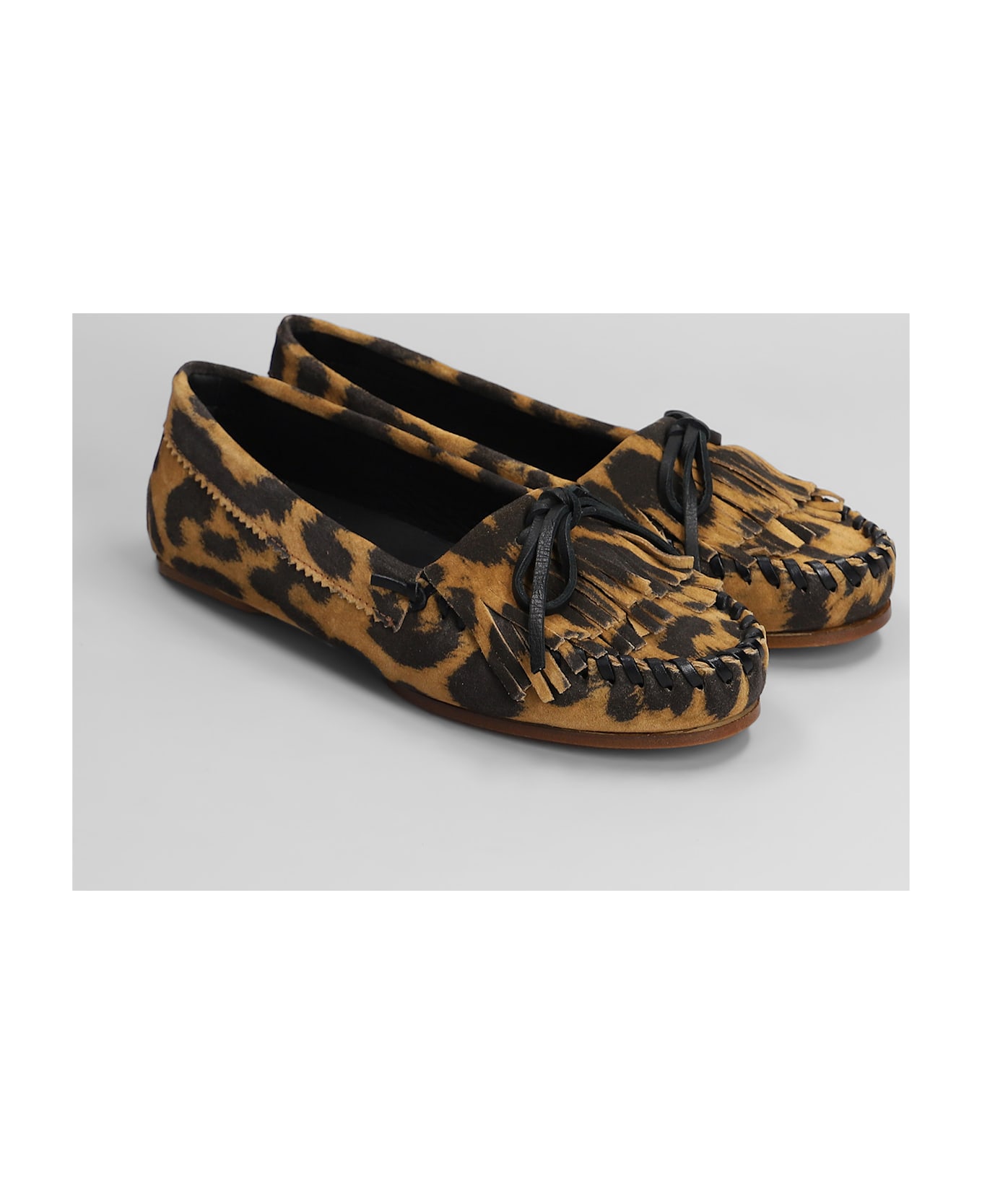 Paris Texas Indiana Loafer Loafers In Animalier Suede - Animalier