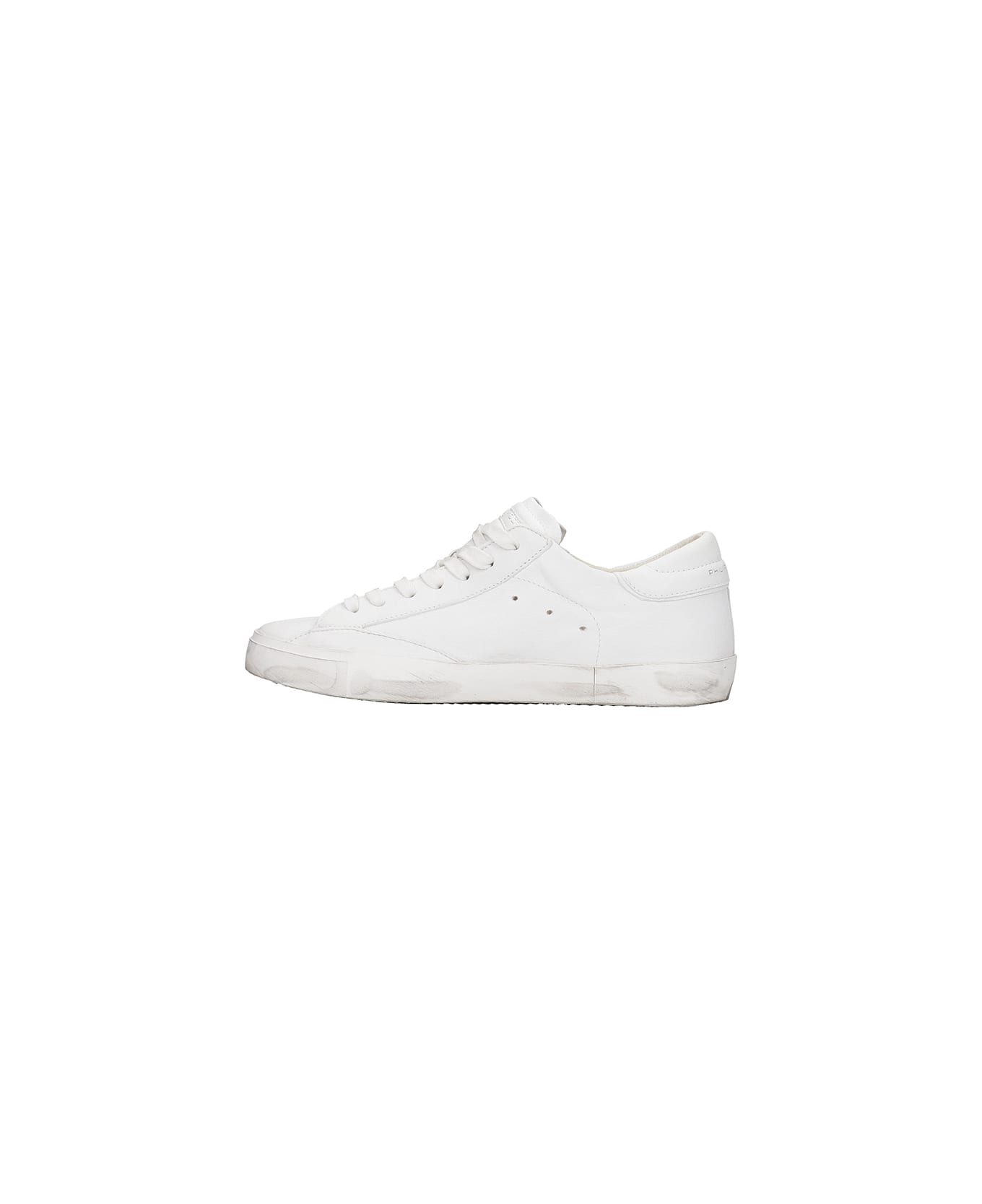 Philippe Model Prsx L Sneakers In White Leather - WHITE スニーカー