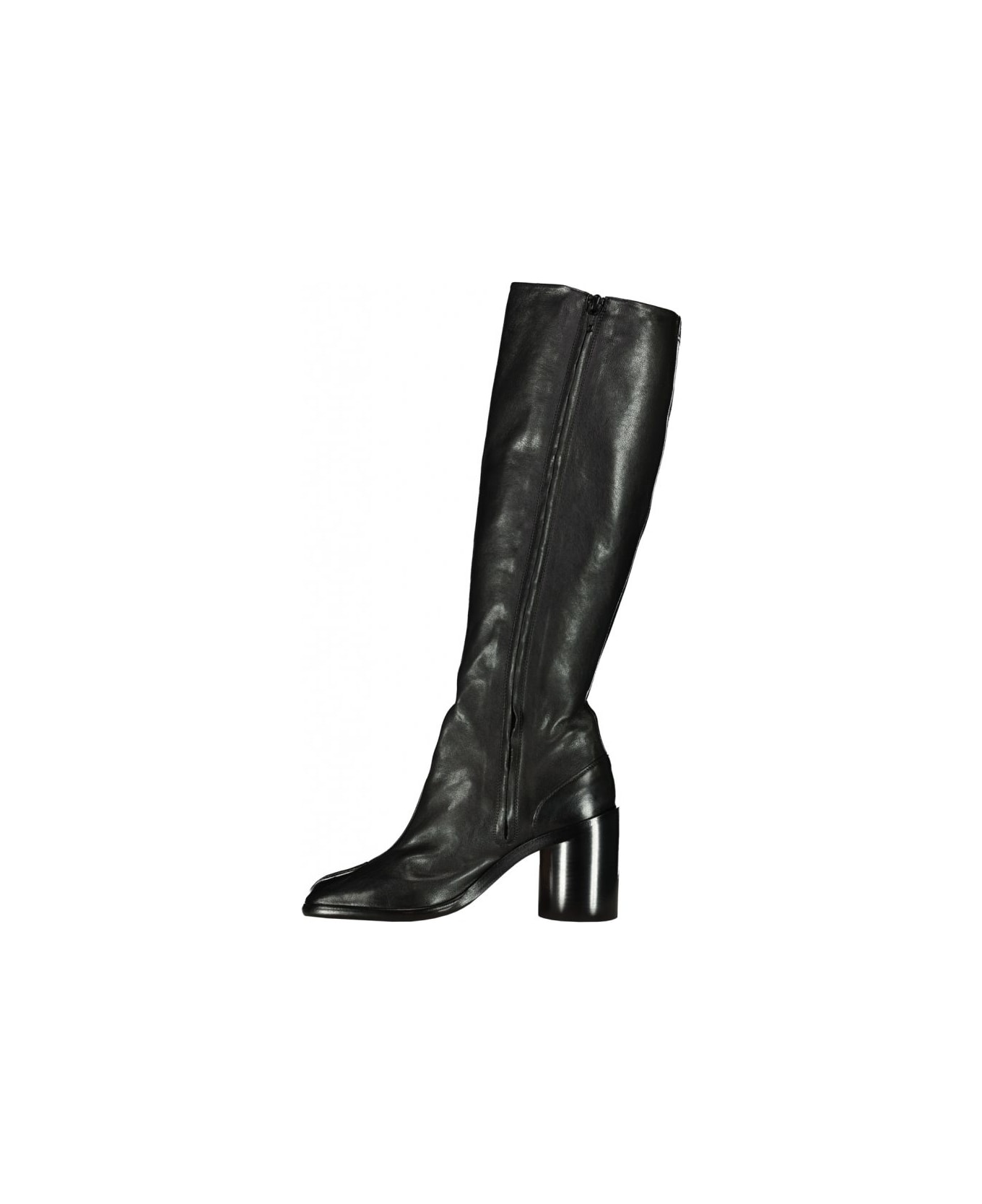 Maison Margiela Knee-high Tabi Boots - Black