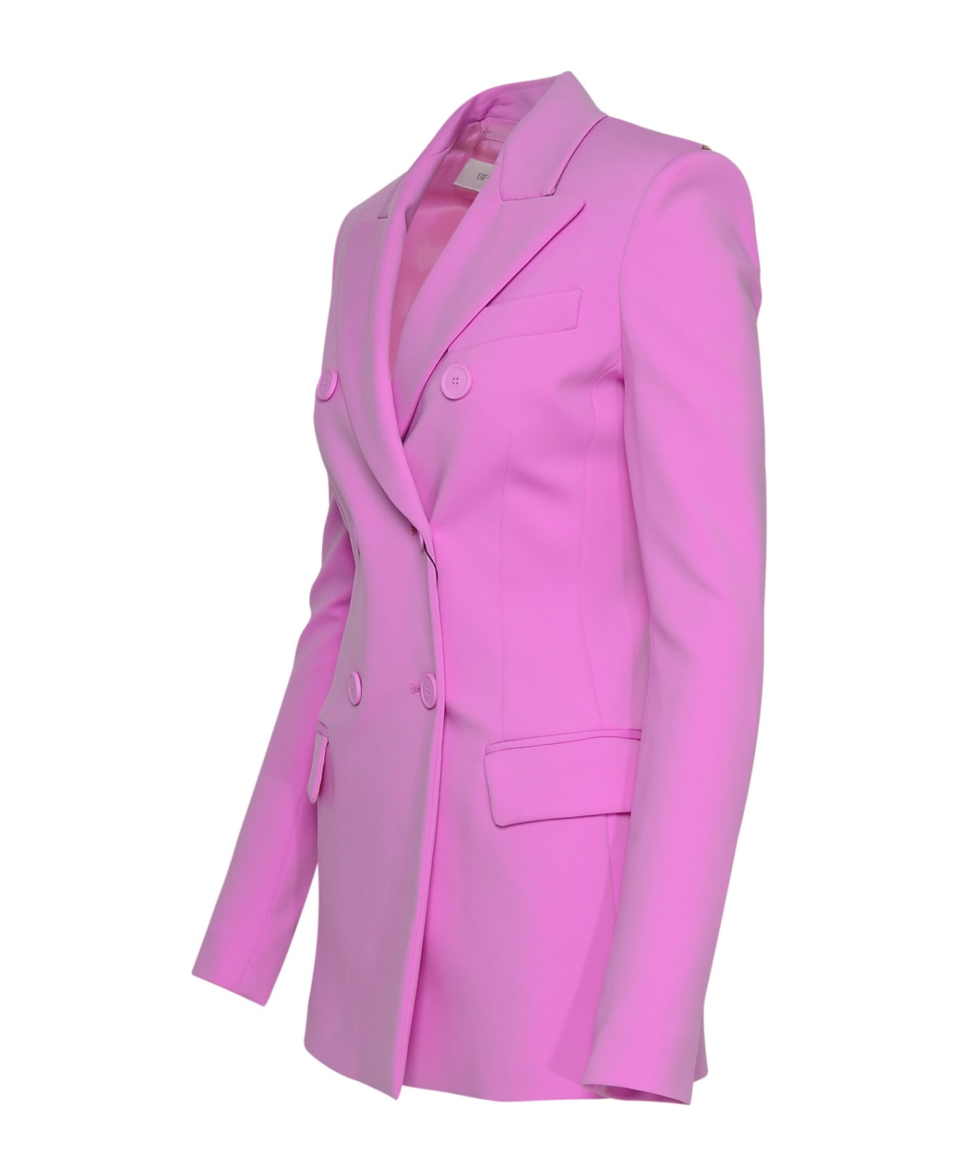 SportMax Pink Nylon Blend Frizz Blazer Jacket - Pink