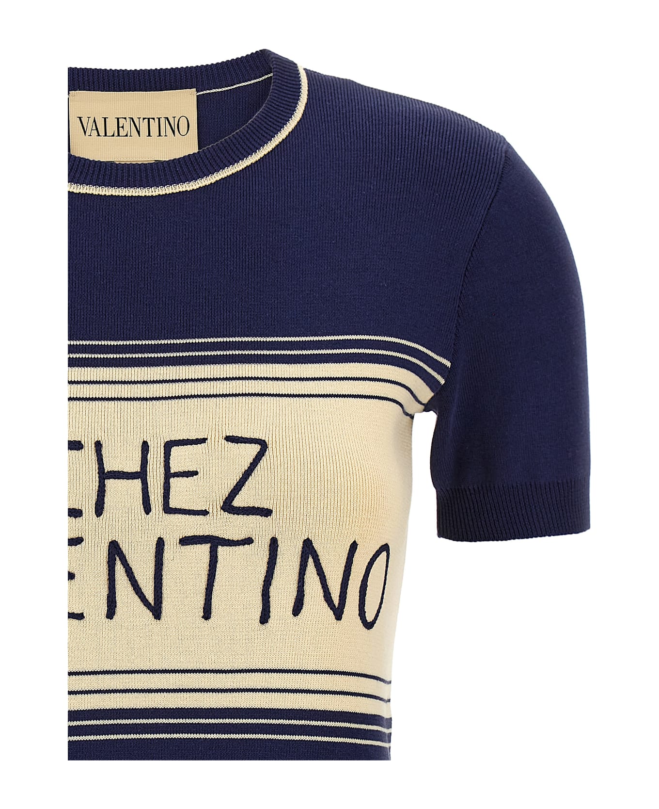 Valentino Garavani 
chez Valentino
 T-shirt - Blue