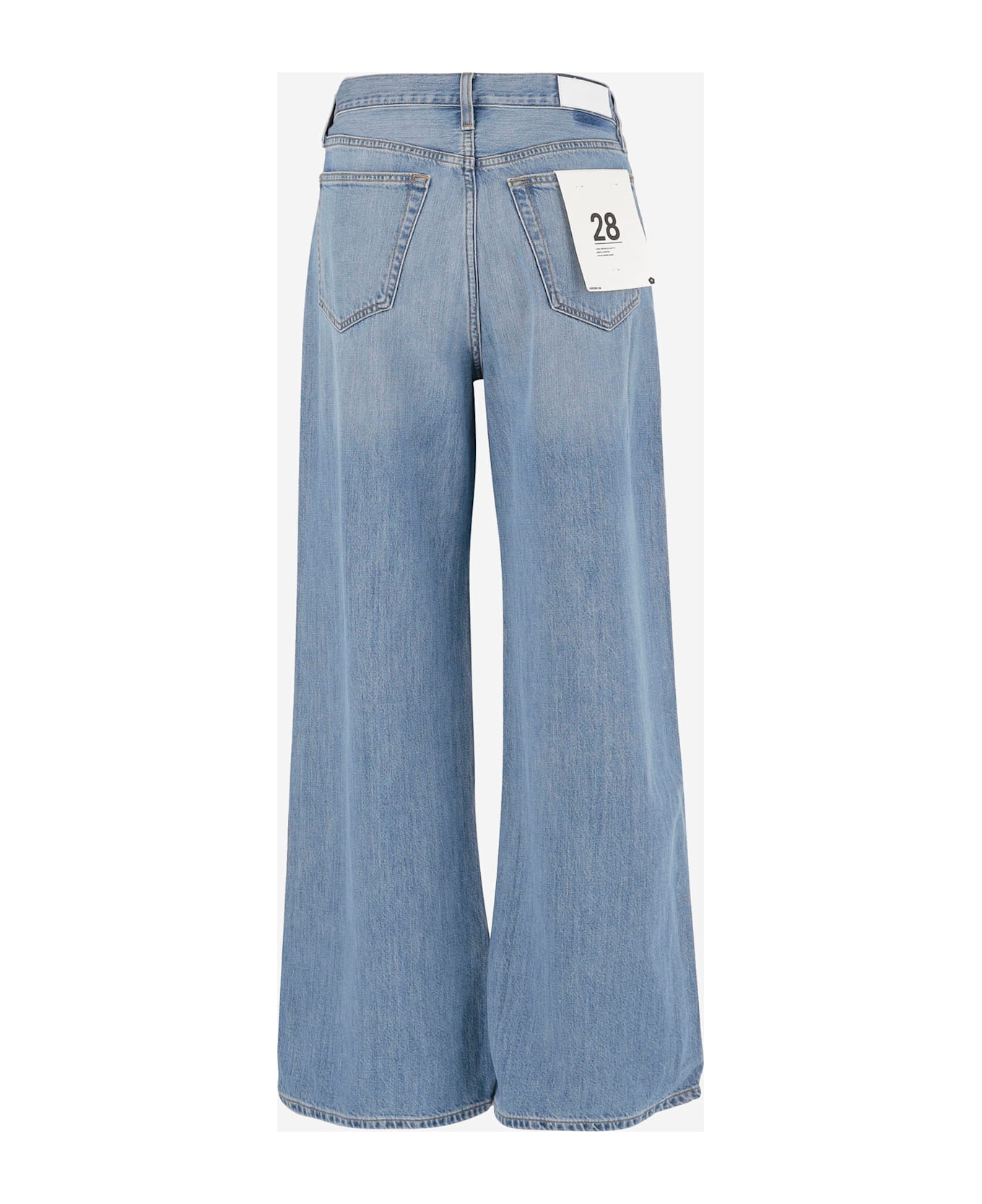 RE/DONE Cotton Blend Denim Jeans - Light denim