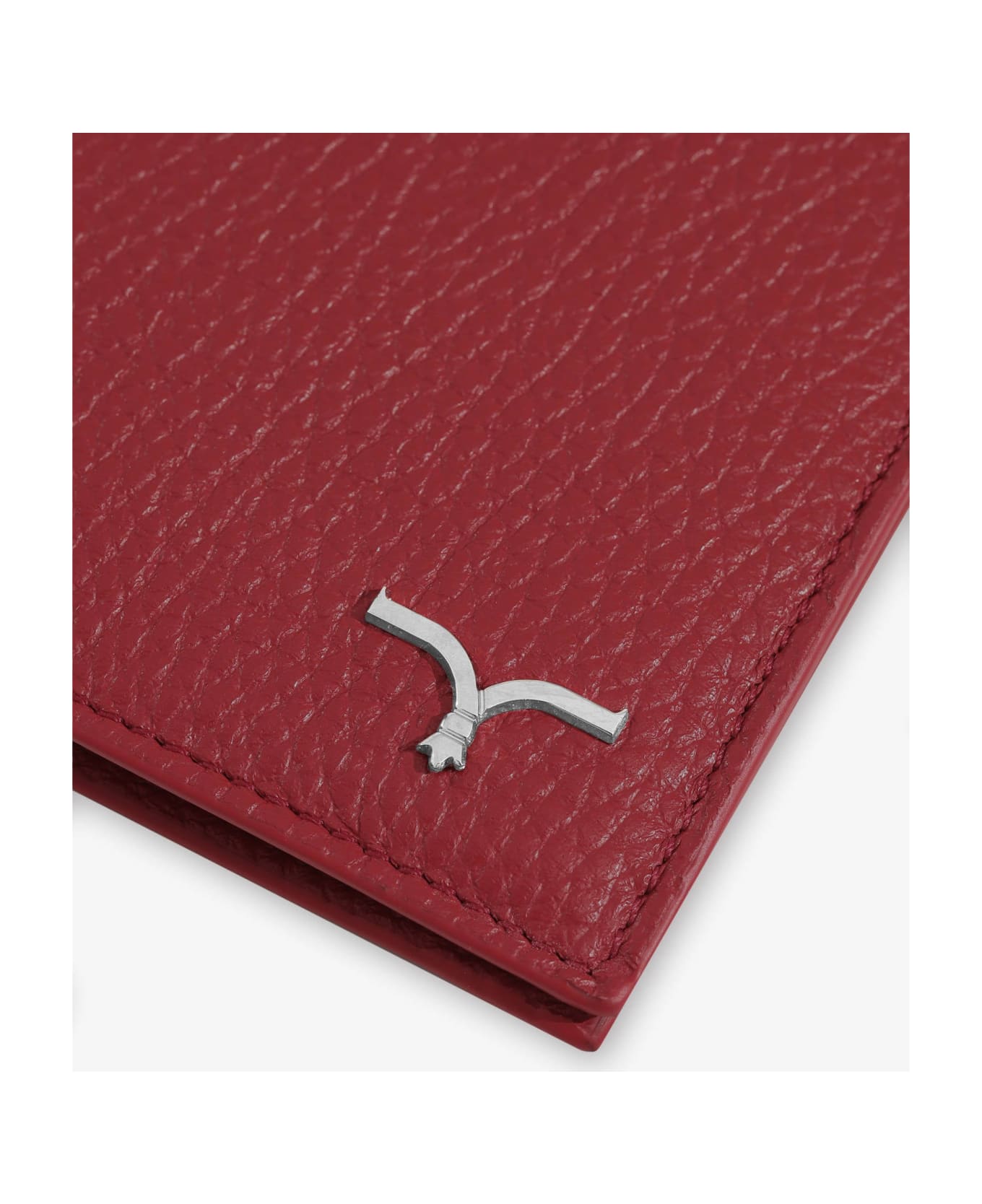 Larusmiani Passport Cover Fiumicino Accessory - DarkRed