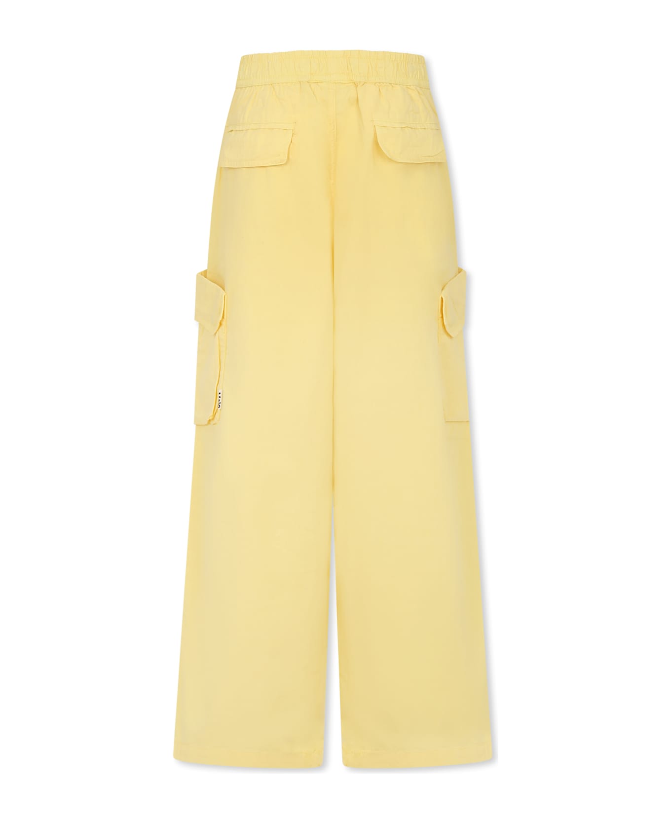 Molo Yellow Trousers For Girl - Yellow