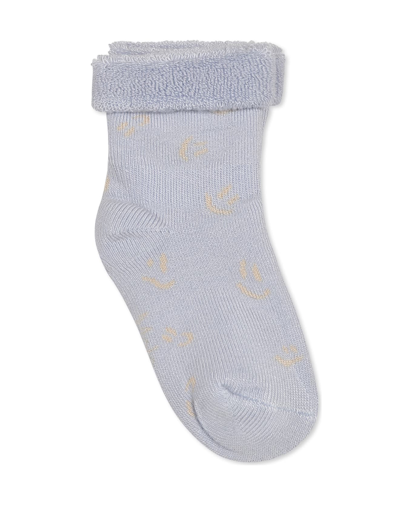 Molo Multicolor Socks Set For Baby Boy With Smiley - Multicolor