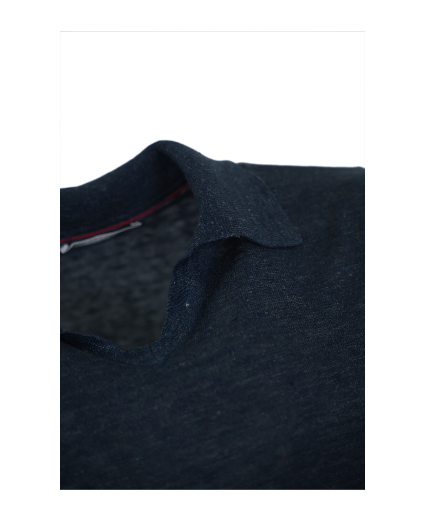 Brunello Cucinelli Linen Blend Polo Shirt - Nettuno ポロシャツ