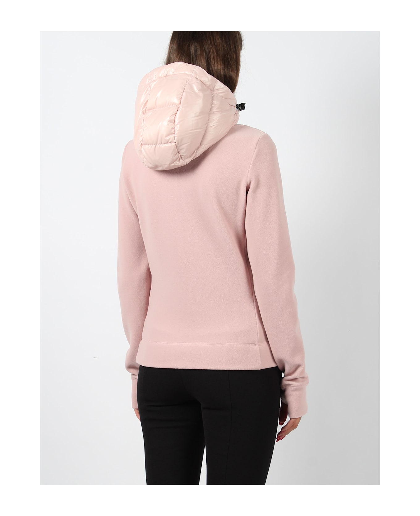 Moncler Grenoble Technical Fleece And Nylon Jacket - Light Pink & Purple