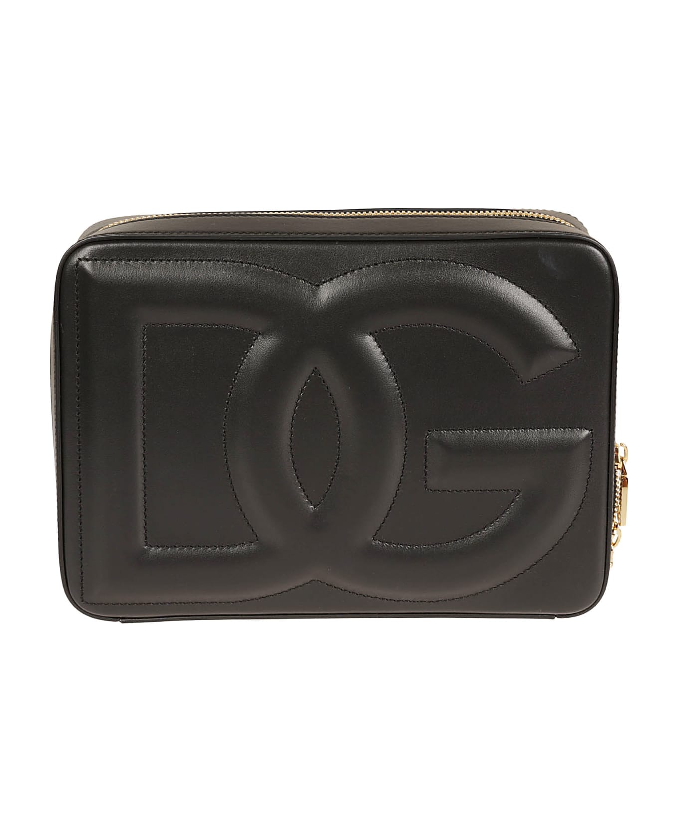 Dolce & Gabbana Dg Logo Detail Shoulder Bag - Black