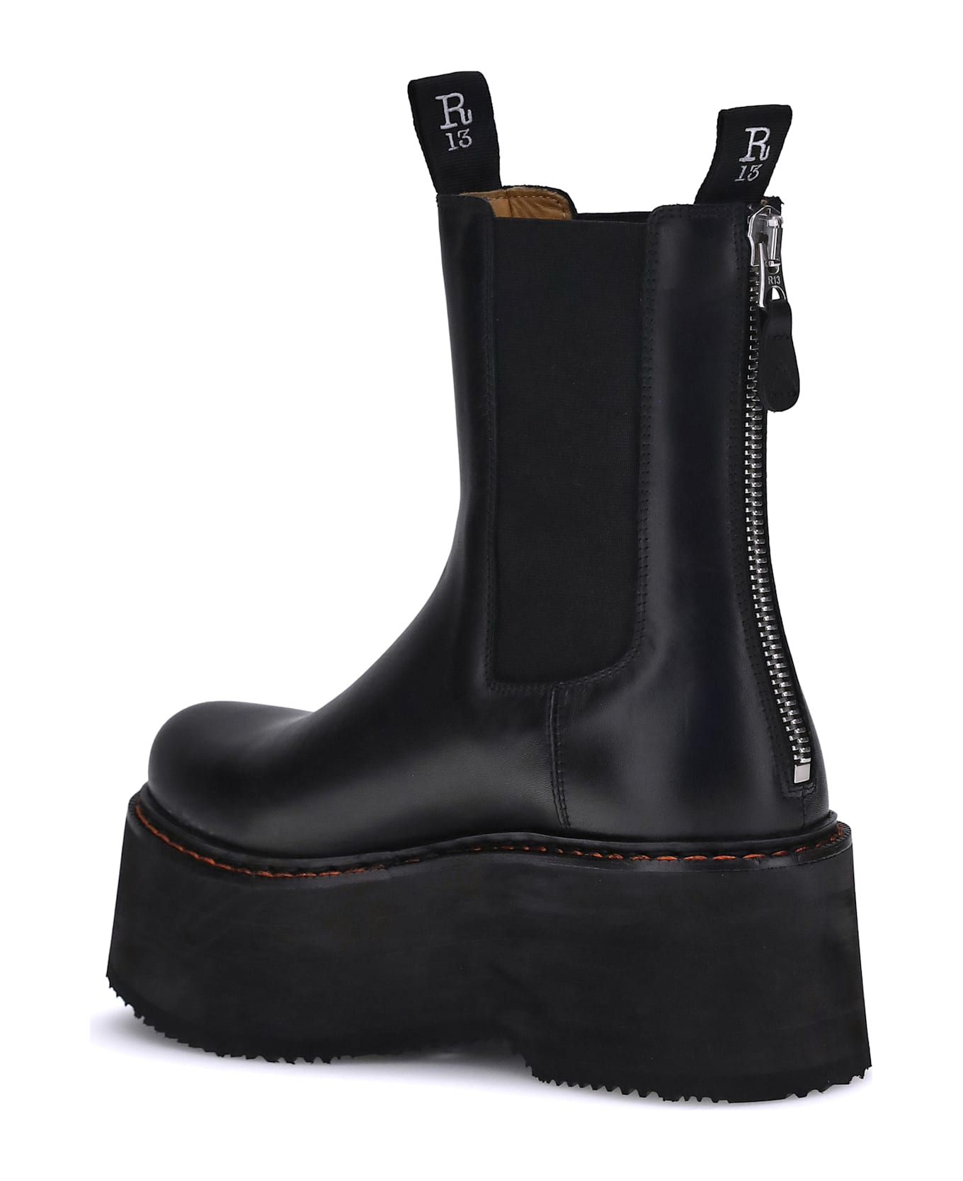R13 Platform Chelsea Ankle Boot
