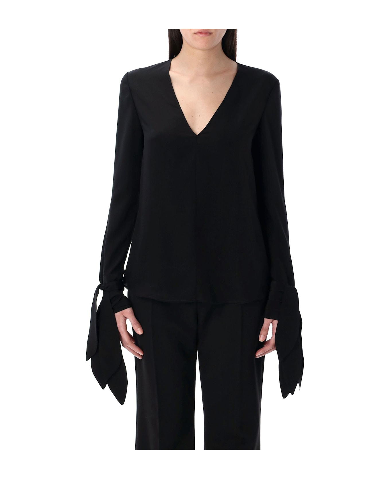 Givenchy Blouse With Bows - BLACK