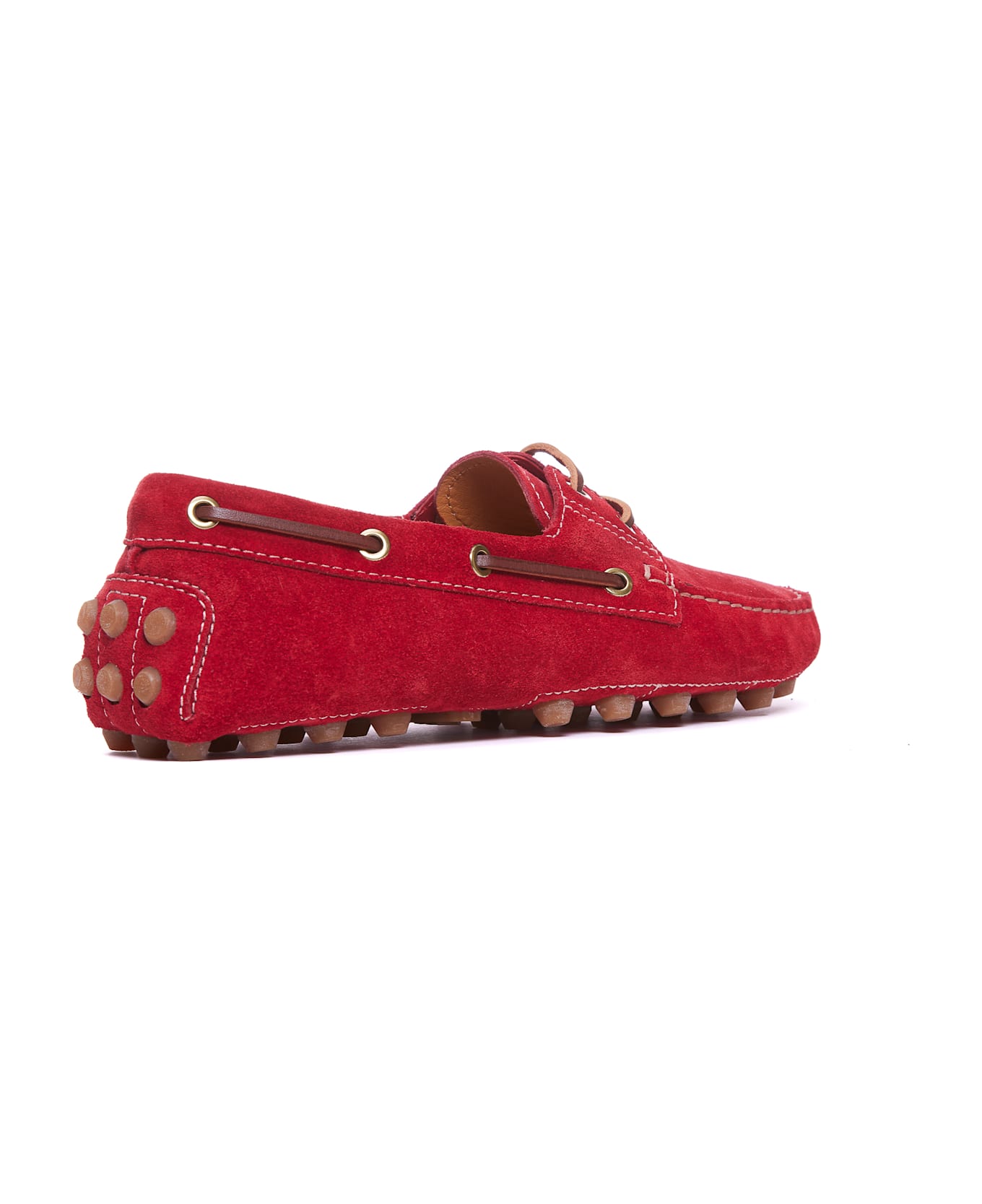 Tod's Gommino Macro 52k Loafers - Red